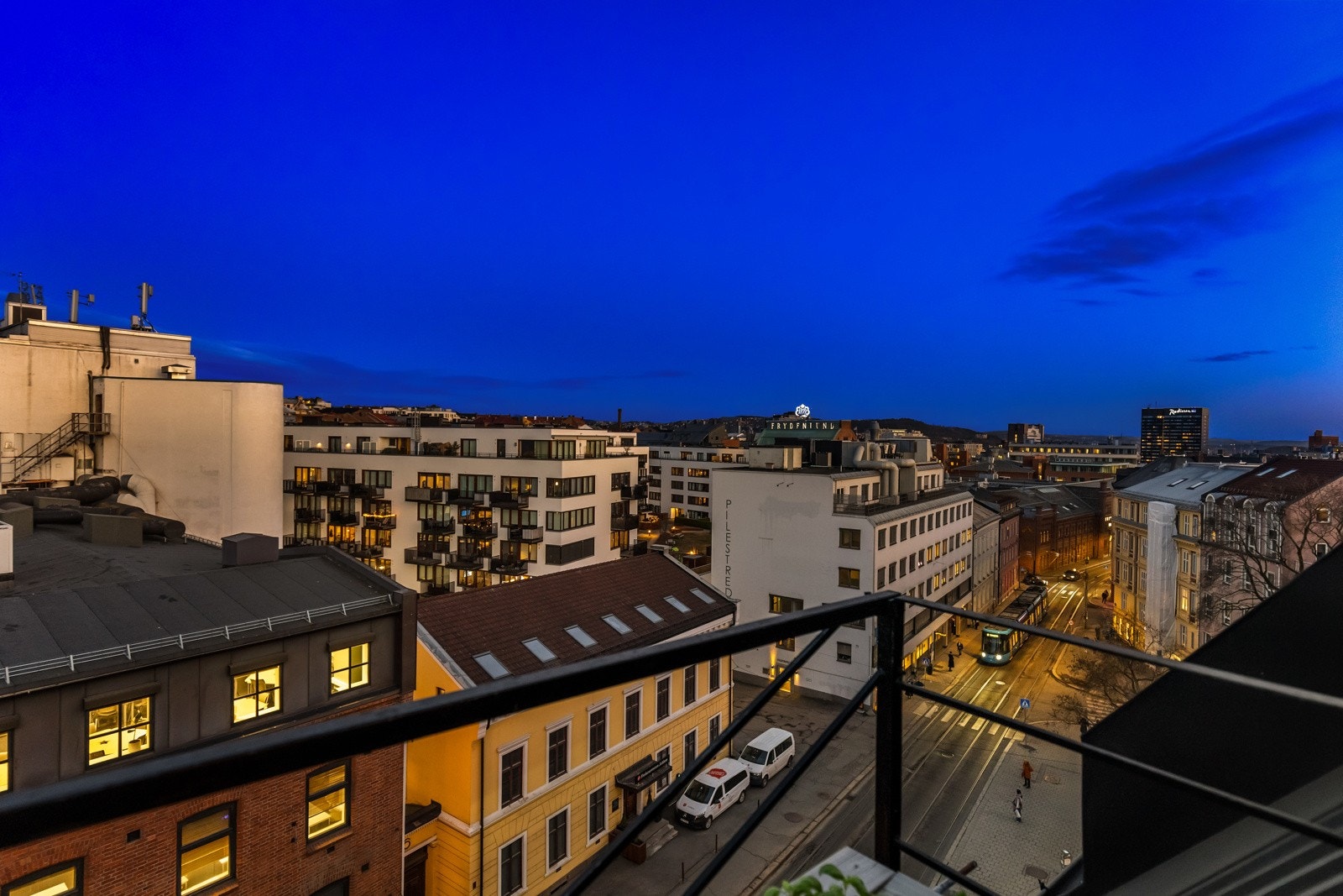 Her er det også fantastisk utsikt over byen Galleribilde