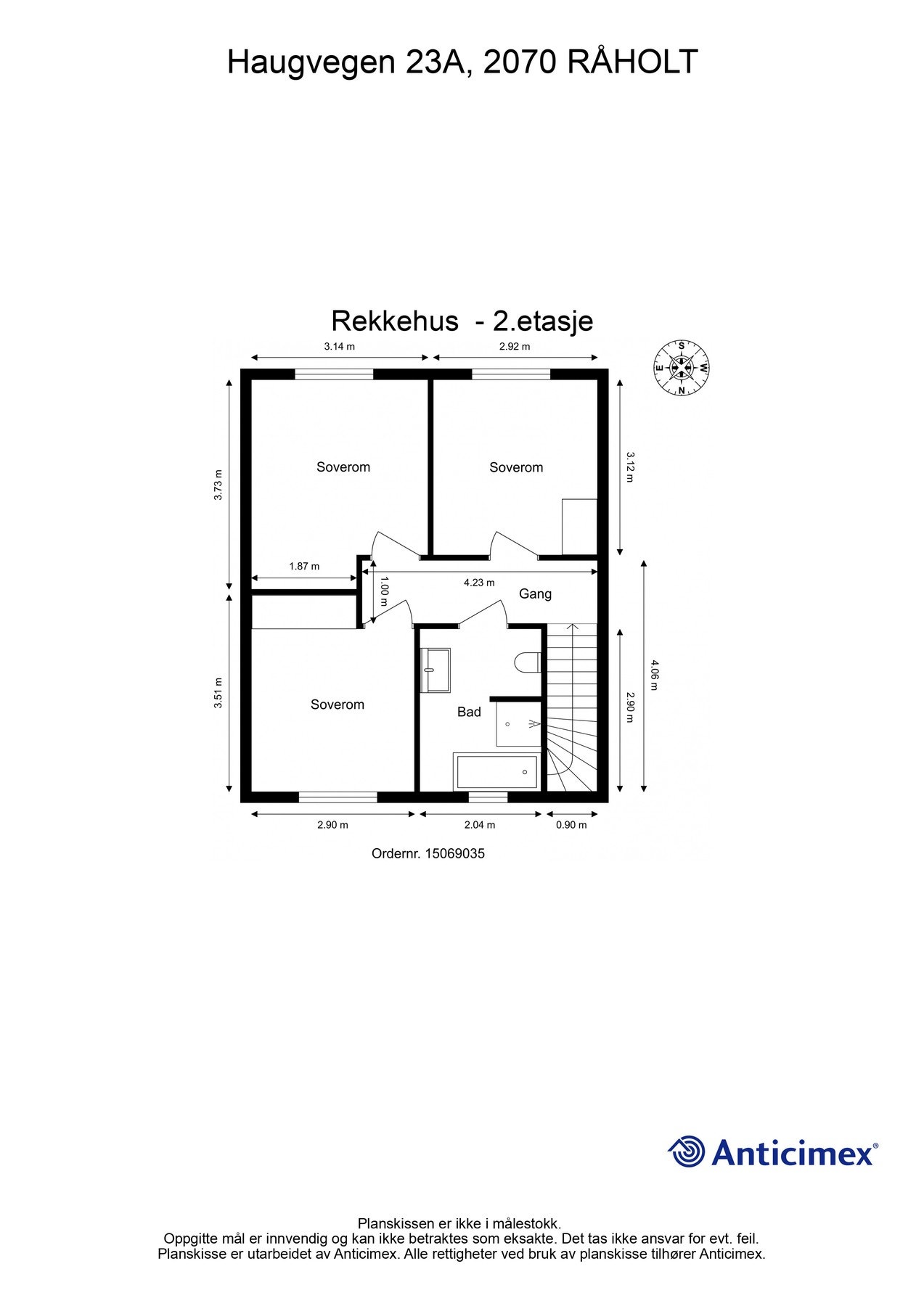 Plantegning 2.etasje. Galleribilde