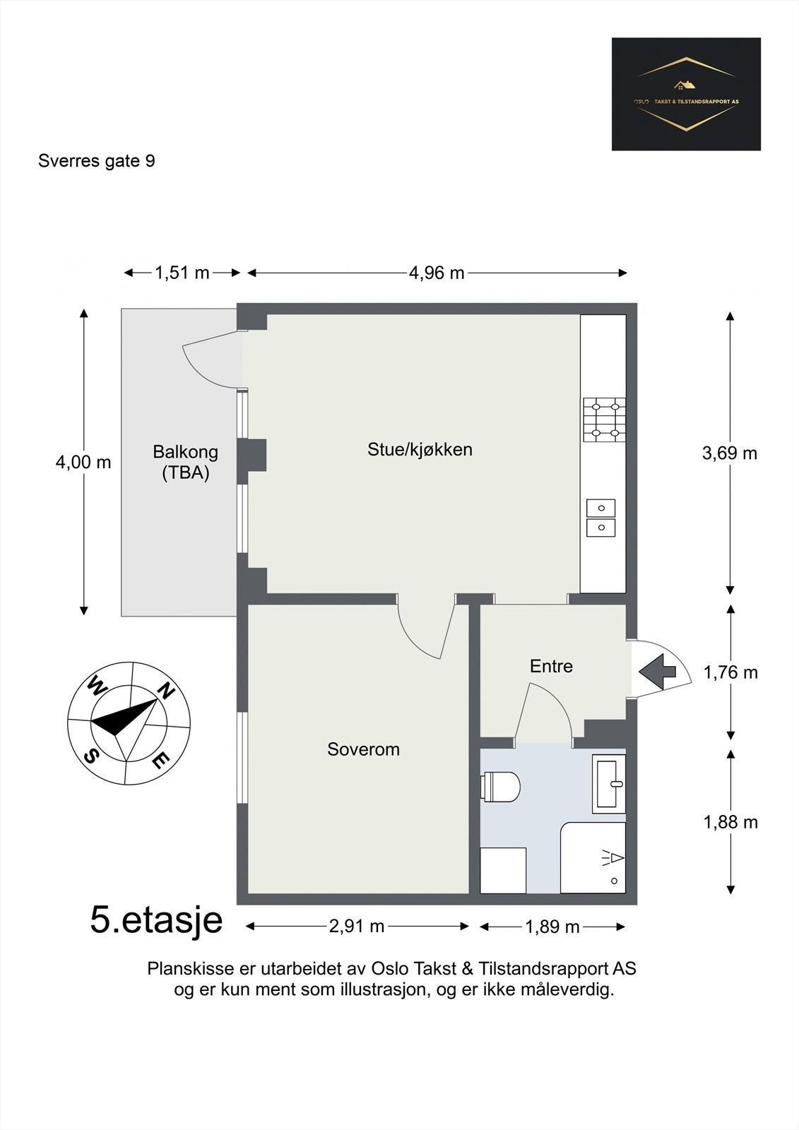 Plantegning til orientering. Galleribilde