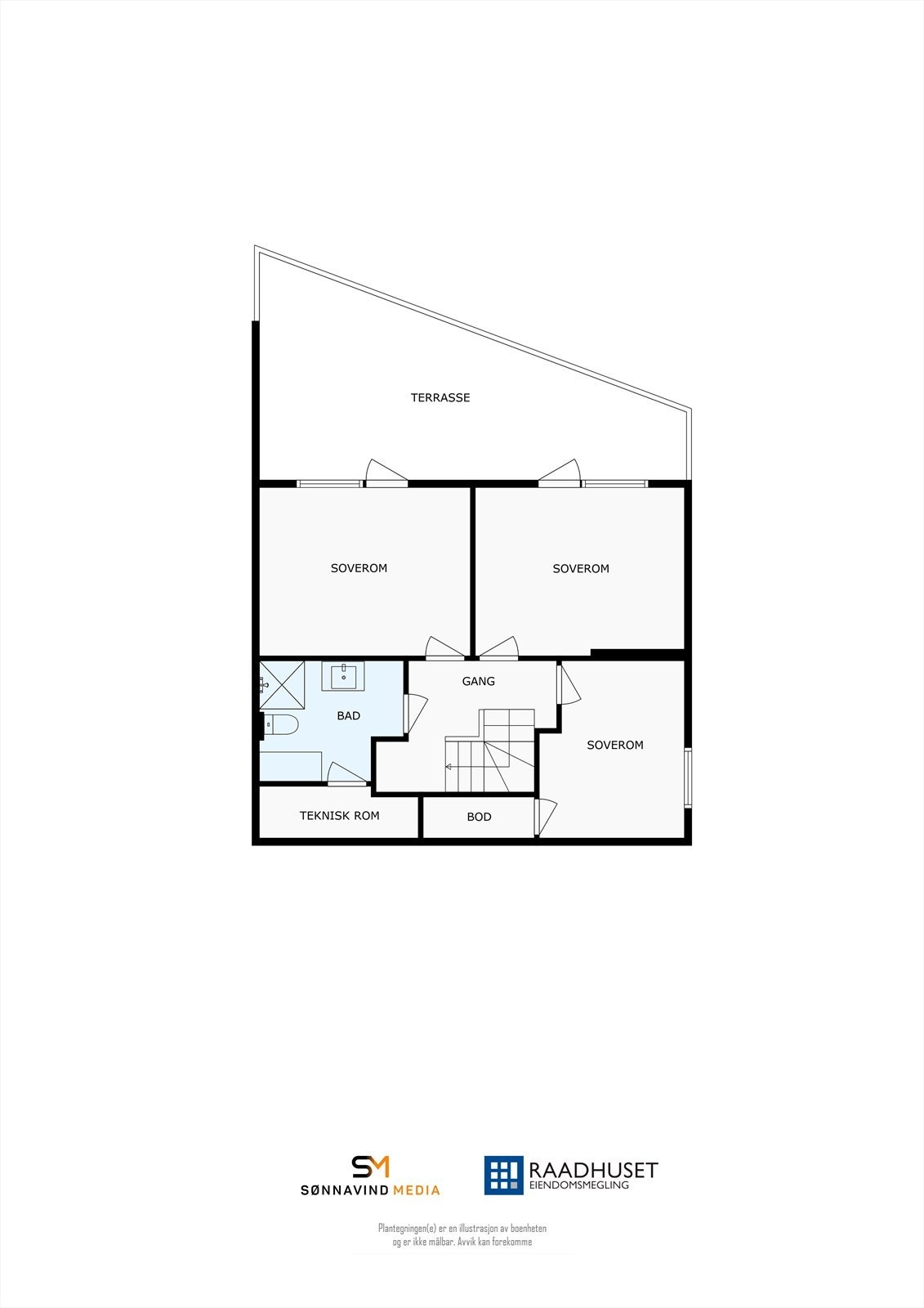 2D Plantegning | Underetasje Galleribilde