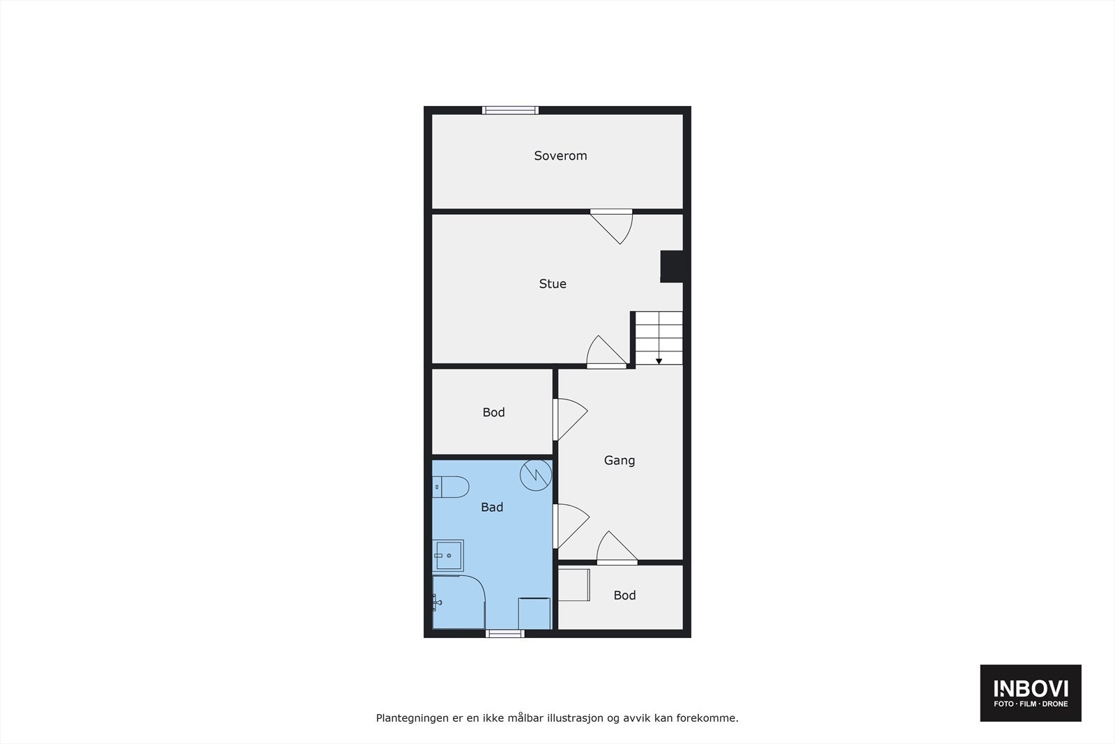 Plantegning kjeller Galleribilde