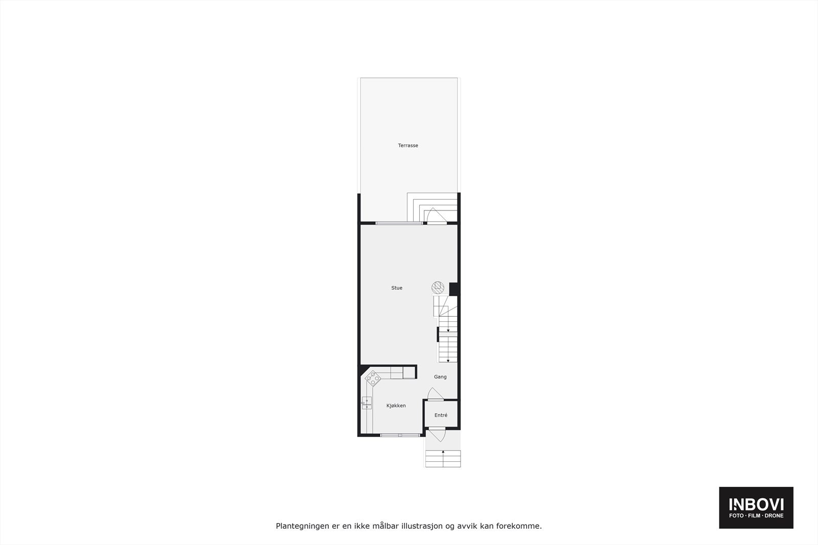 Plantegning 1.etg Galleribilde