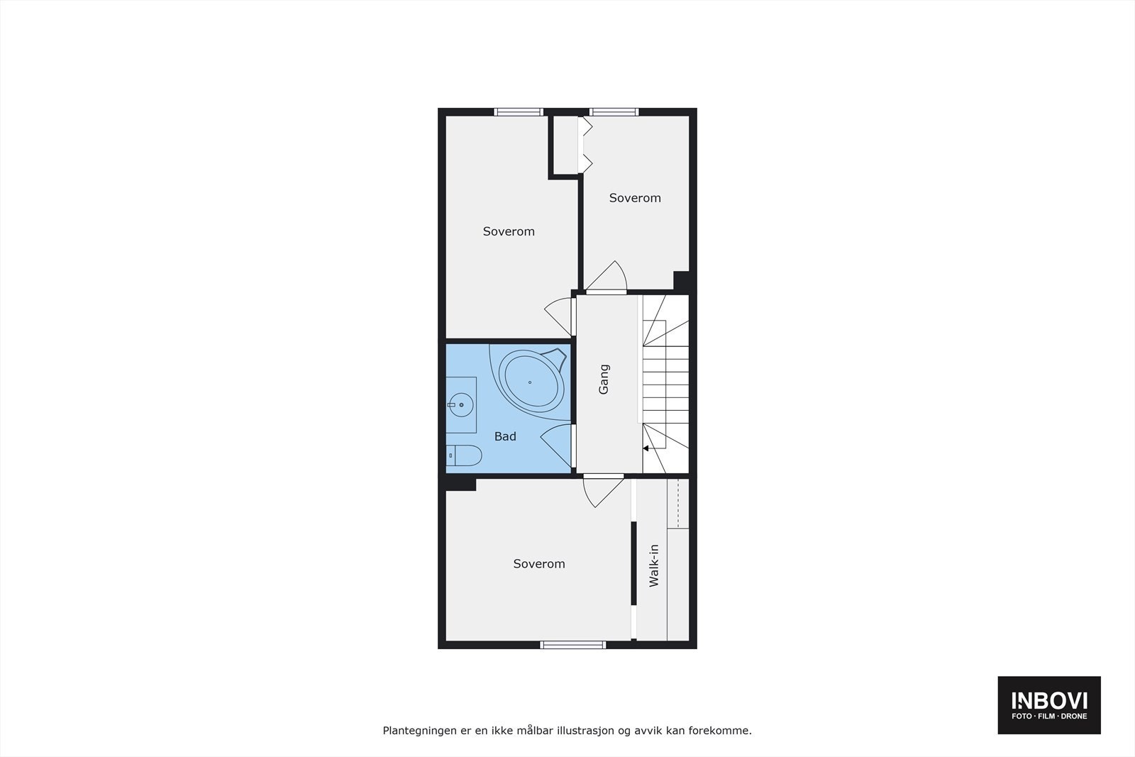 Plantegning 2.etg Galleribilde