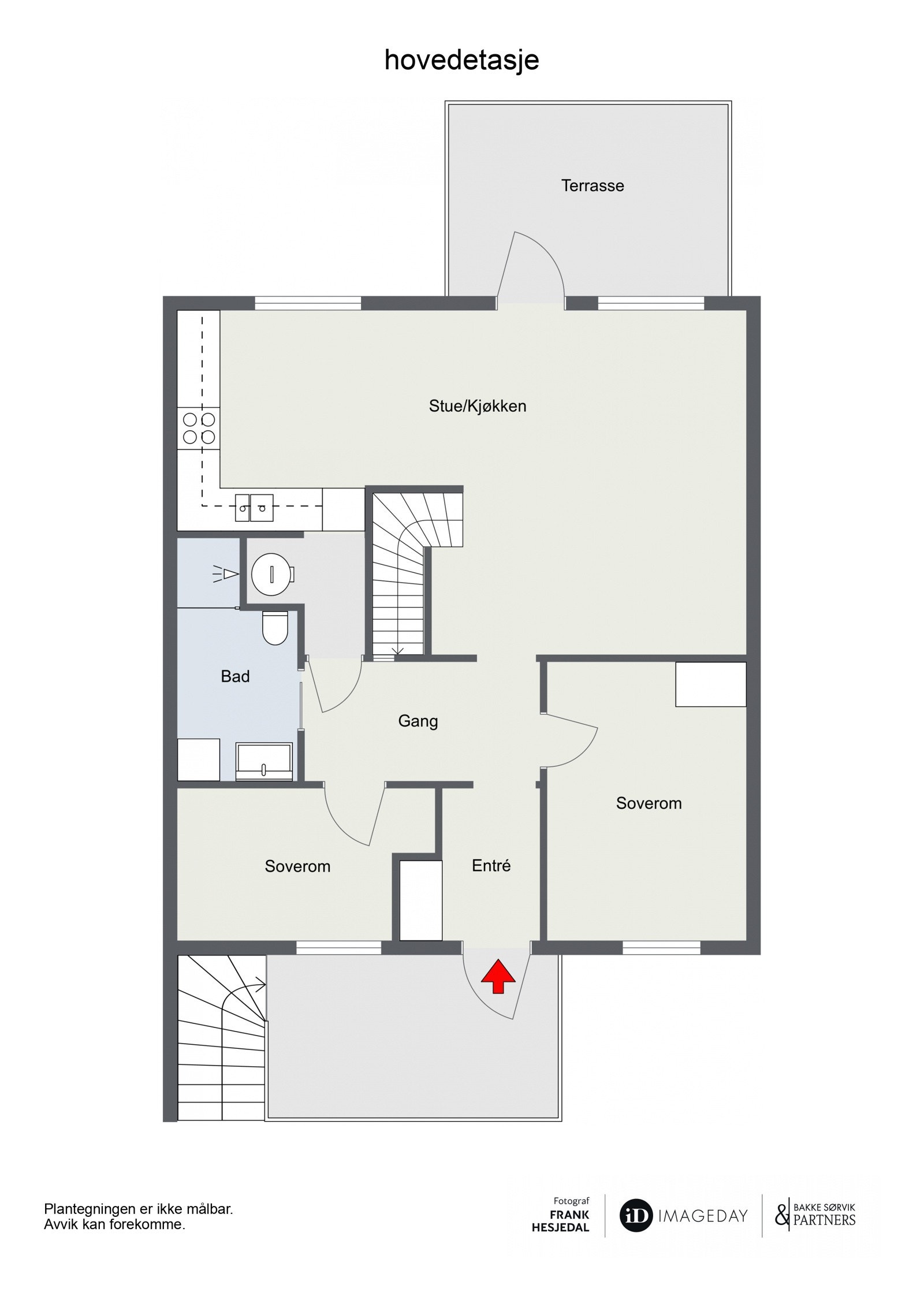 Planløsning 2. etg/hovedetasjen Galleribilde
