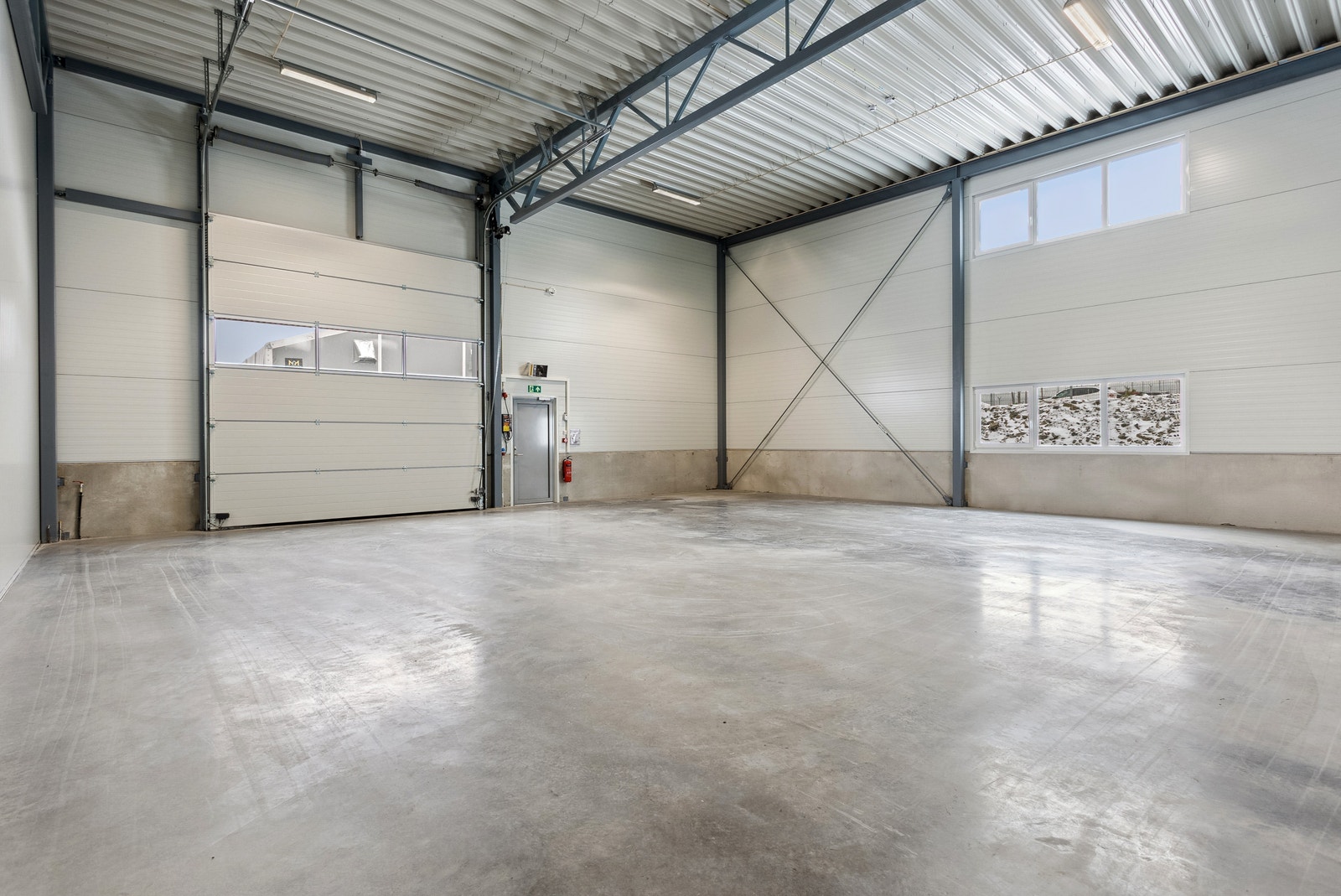 144 kvm lagerseksjon fra annet prosjekt. Galleribilde