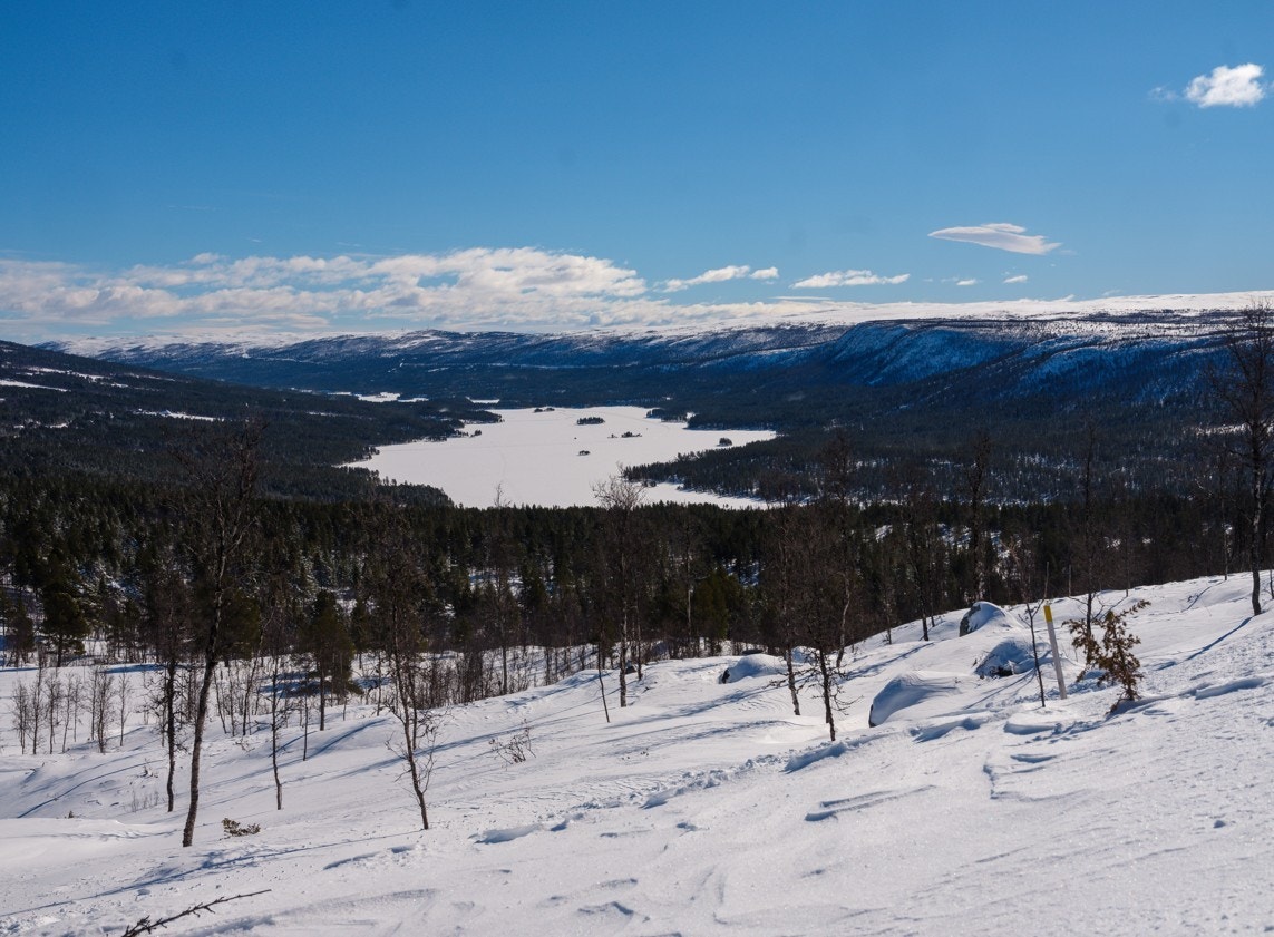 Utsikt mot Skurdalsfjorden Galleribilde