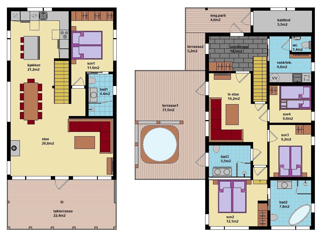 Gjennomtenkt planløsning Galleribilde