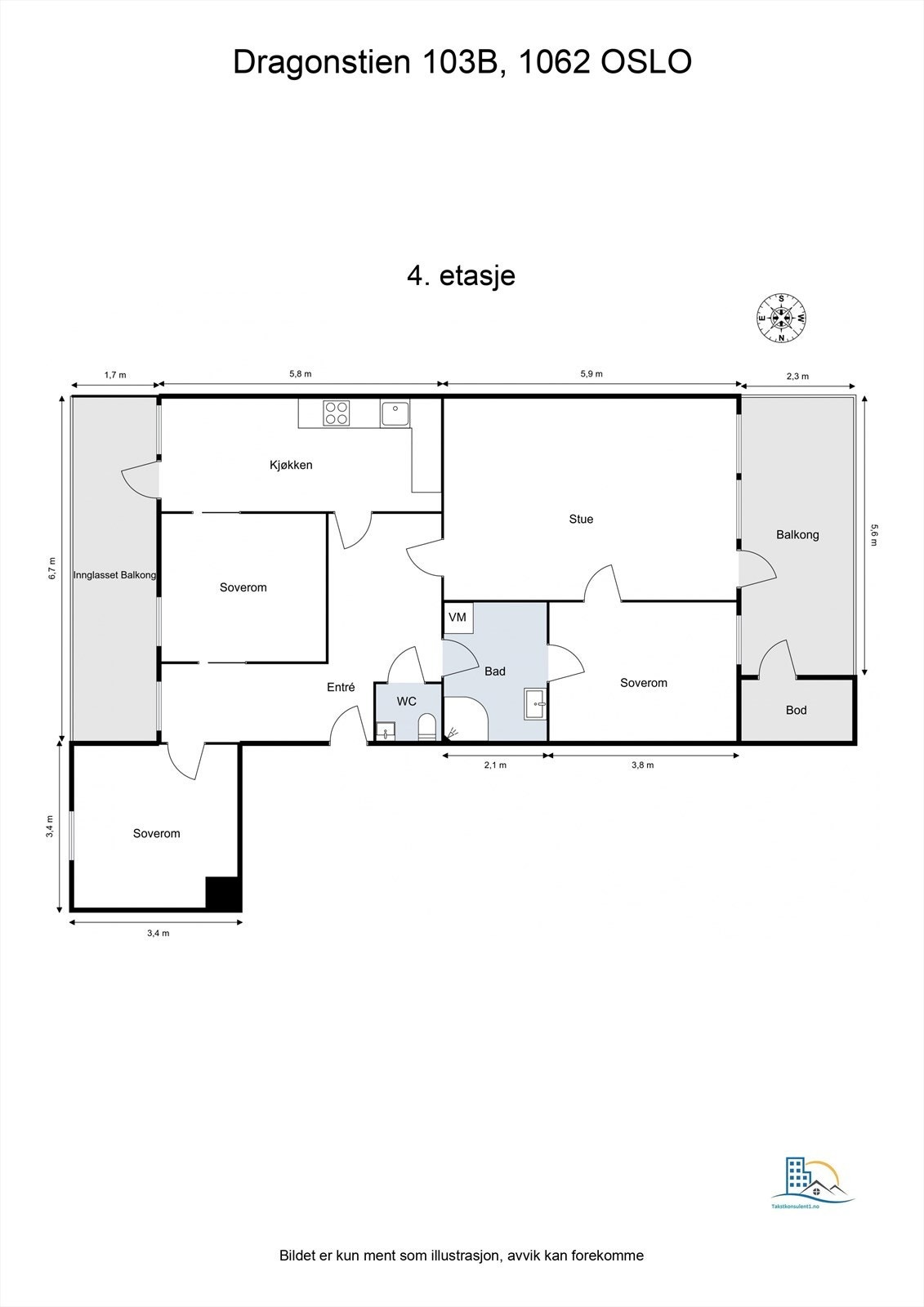 Plantegning Galleribilde