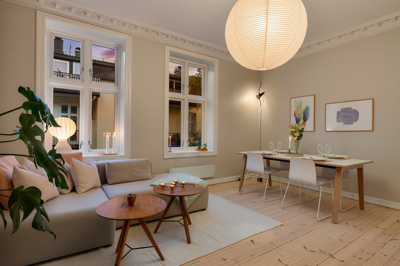 Flotte tregulv og delikate fargevalg. Galleribilde