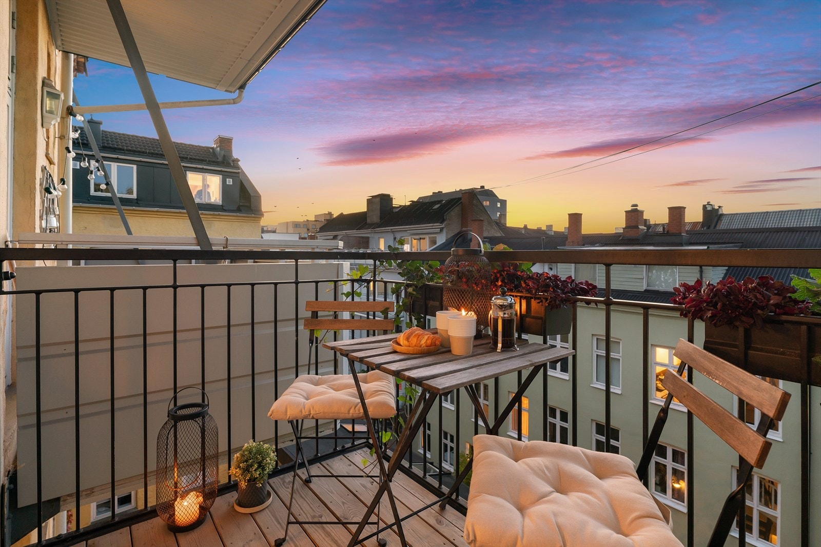 Her kan du nyte varme sommerkvelder beliggende høyt og fritt i hjertet av Majorstuen. Galleribilde