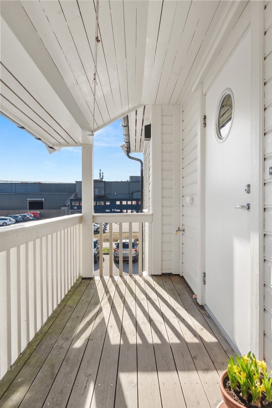 Overbygd inngangsparti Galleribilde