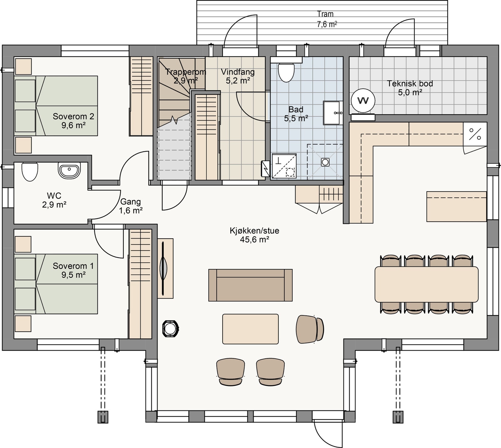 Plan 1.etg Galleribilde
