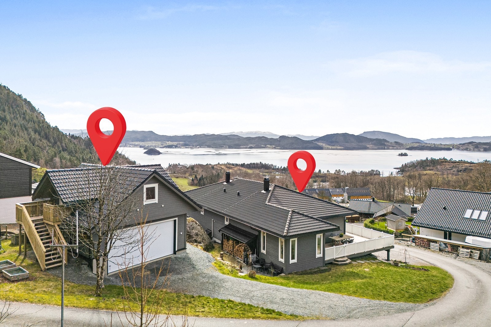Meget attraktiv beliggenhet på Valen i populært boligområde med flott utsikt og gode solforhold. Galleribilde