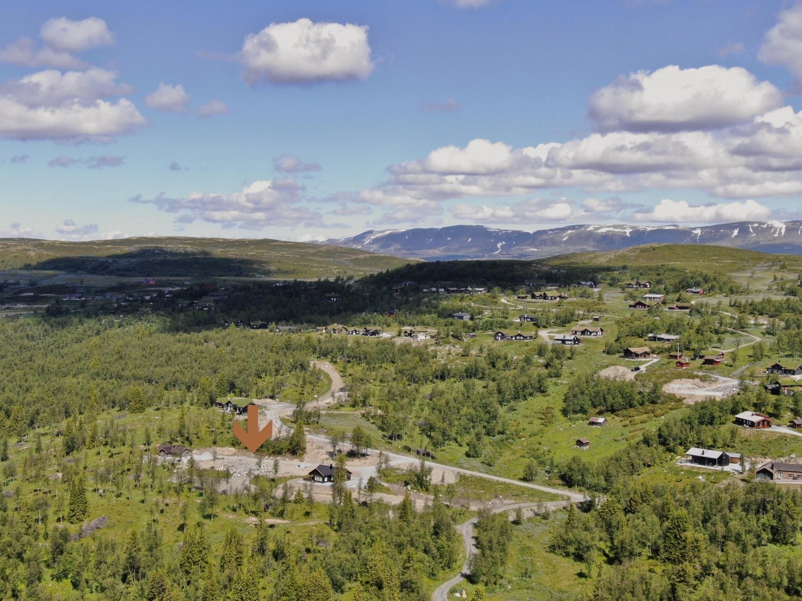 Holsåsen midt mellom Hallingskarvet og Reineskarvet Galleribilde