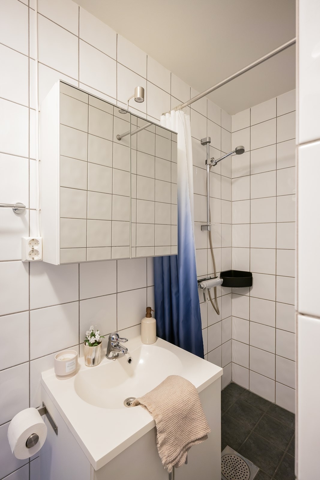 Det er felles vaskekjeller som fritt kan benyttes av beboerne. Galleribilde