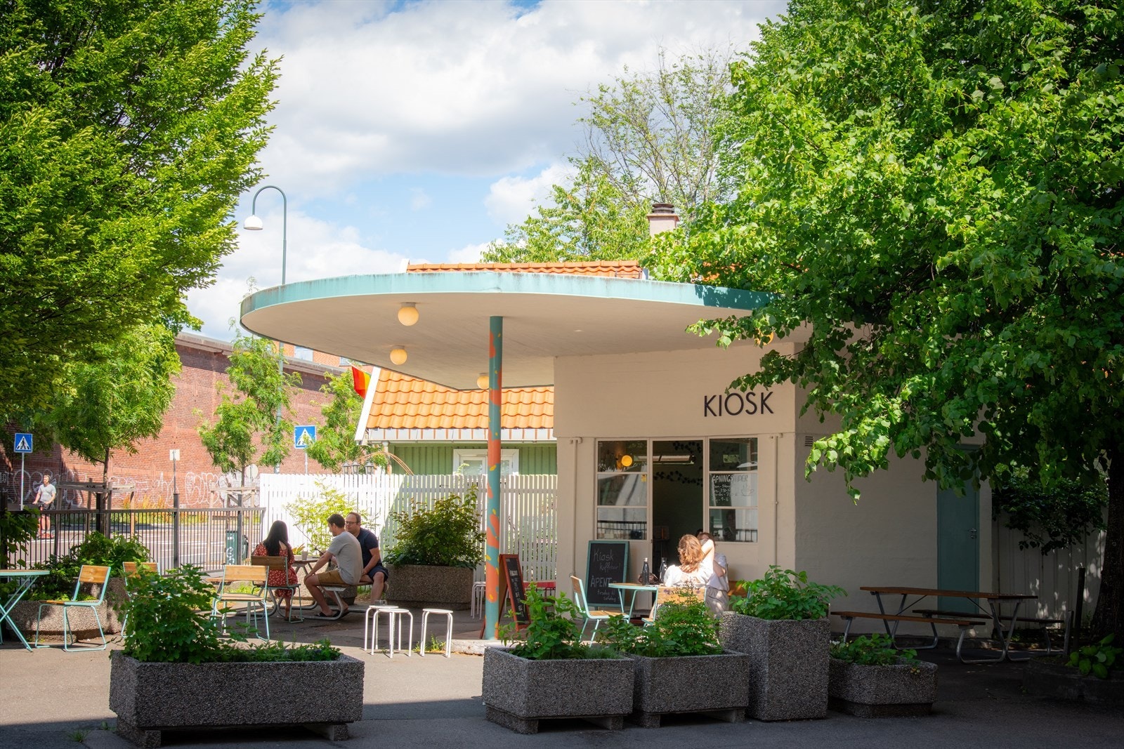 Kiosken. Galleribilde