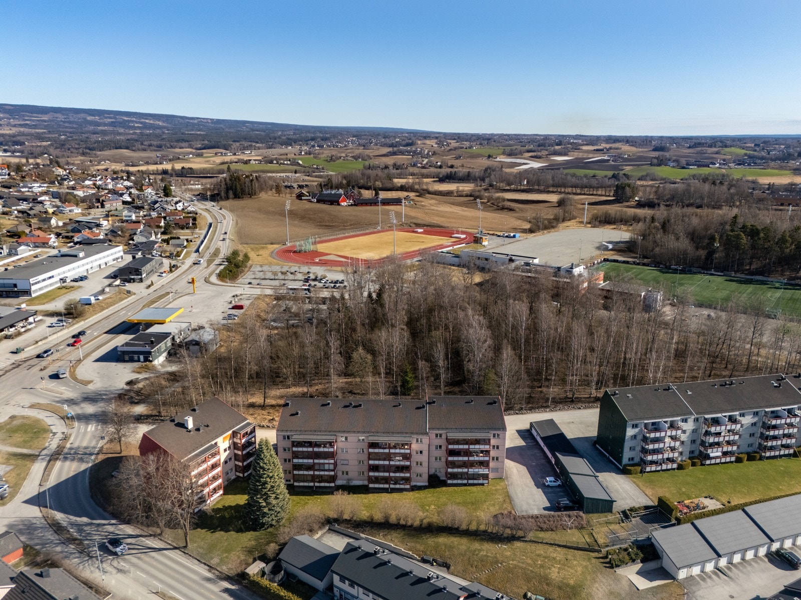 Dronefoto Galleribilde