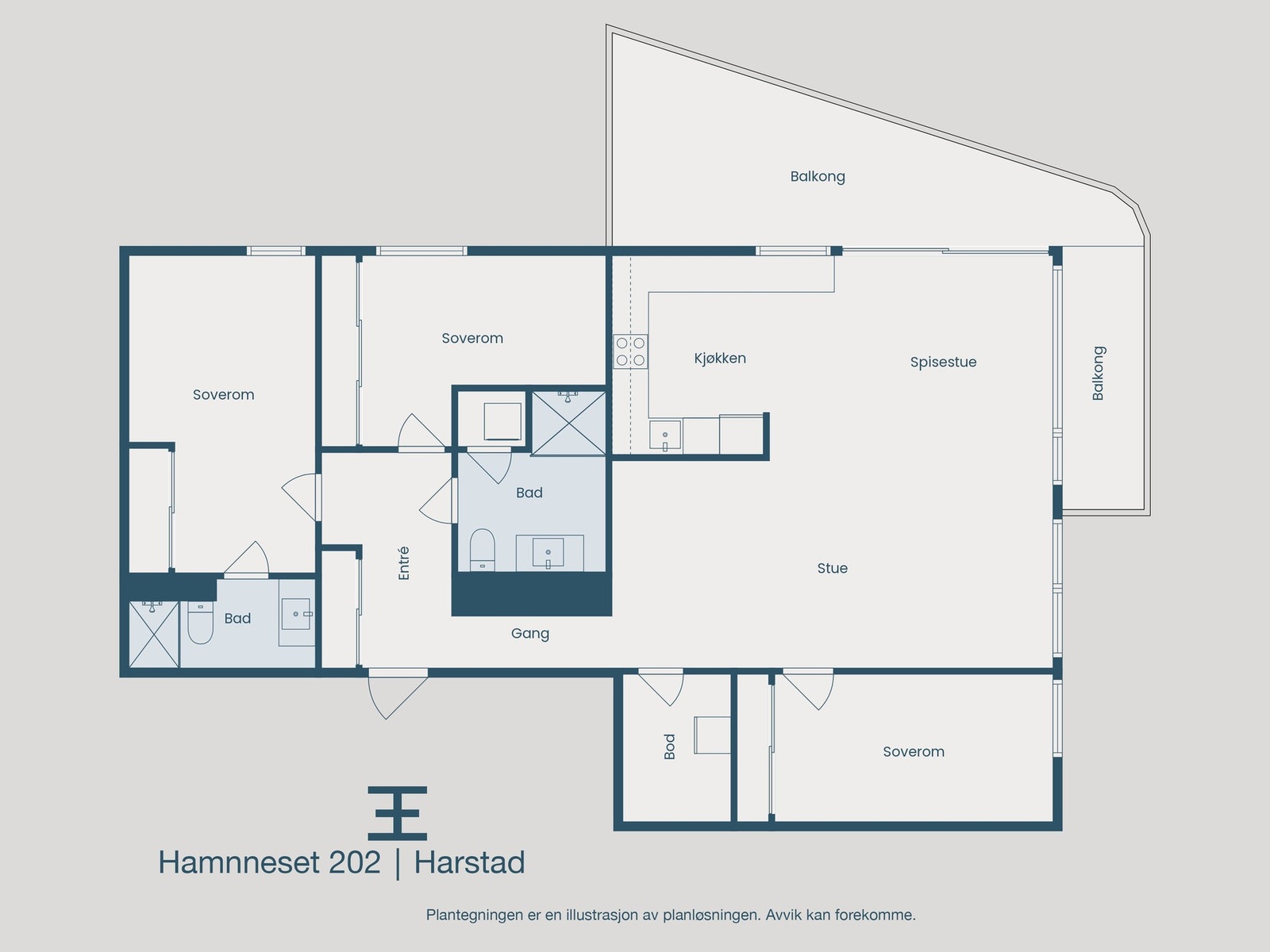 Plantegning Galleribilde