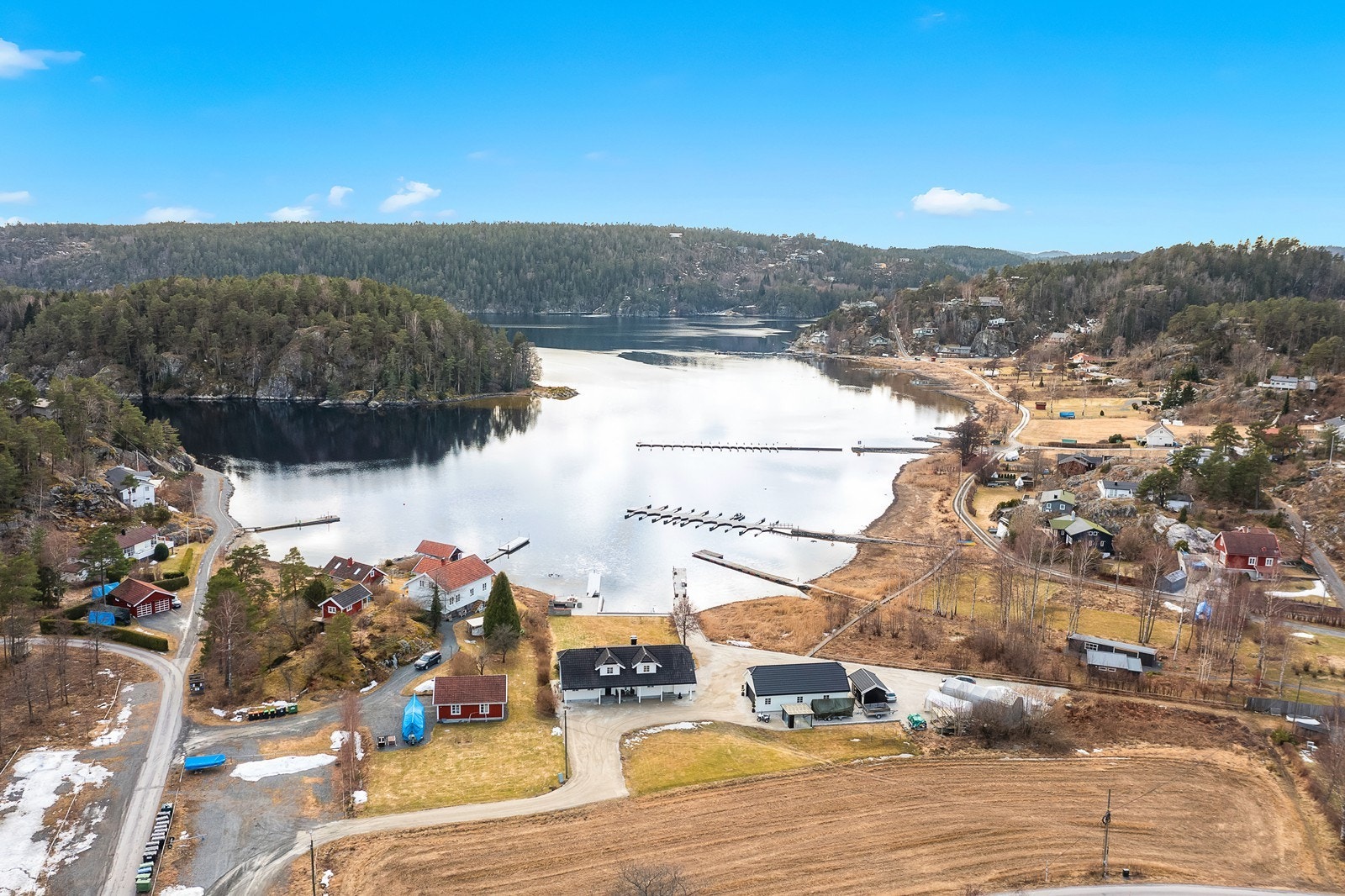 Nydelig område innerst i Åbyfjorden Galleribilde