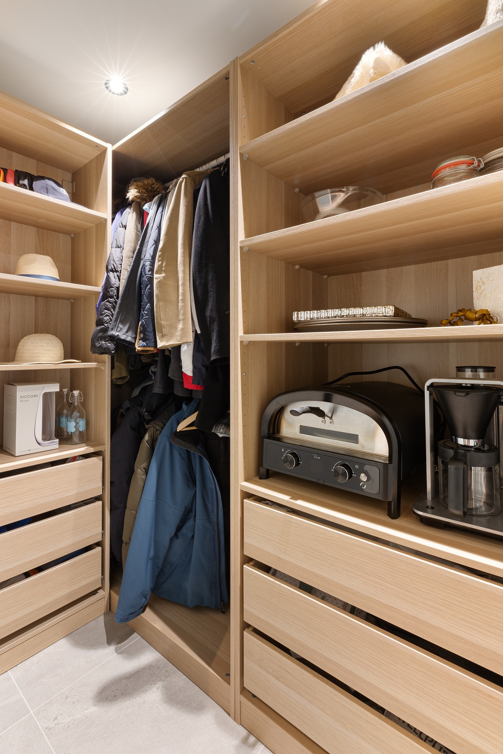 Garderoberom. Galleribilde