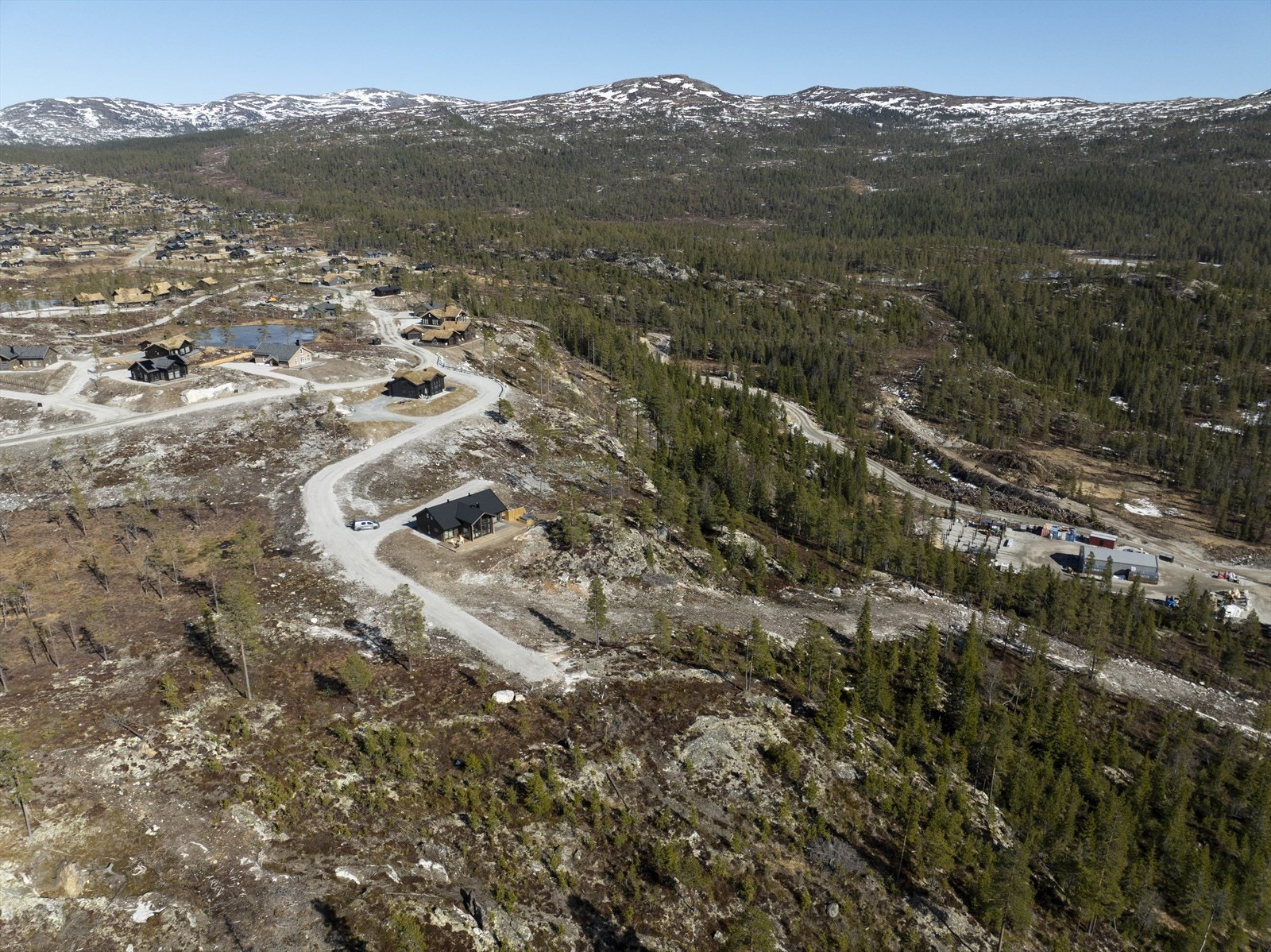 Utsikten mot Øst ser man Kristnatten og Turufjell Galleribilde