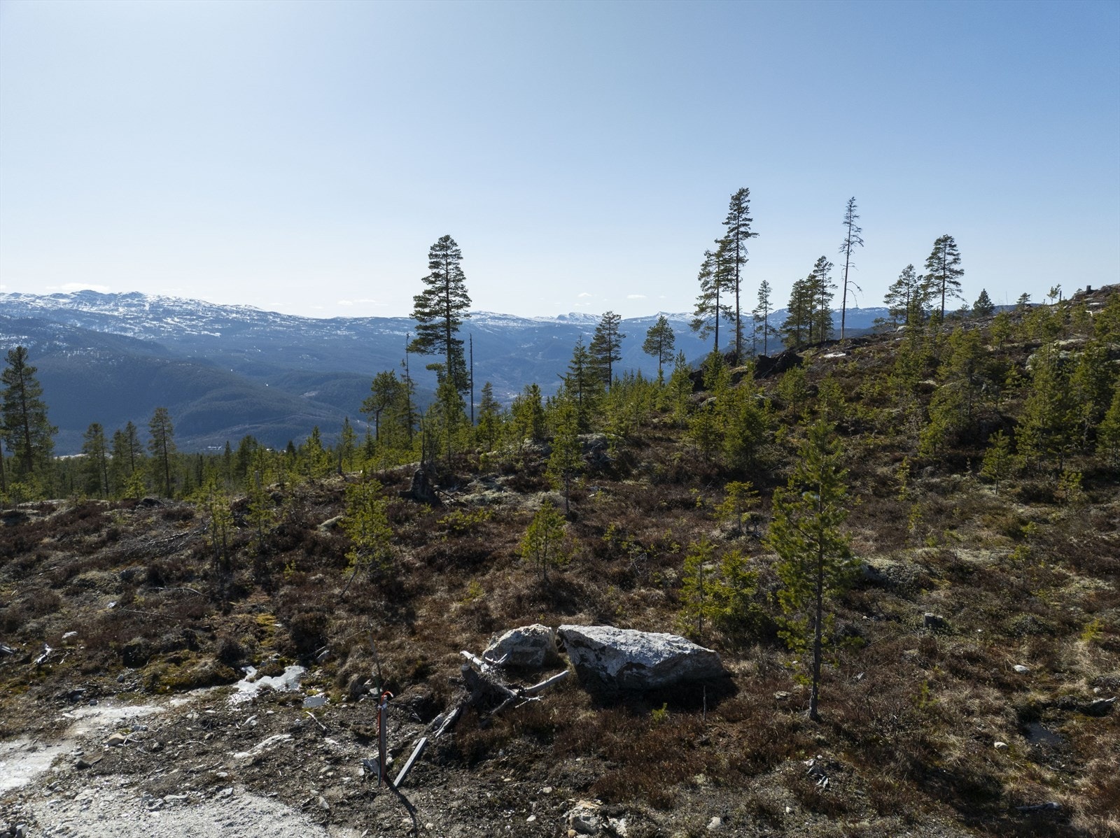 Vidstrakt utsikt og meget gode solforhold Galleribilde