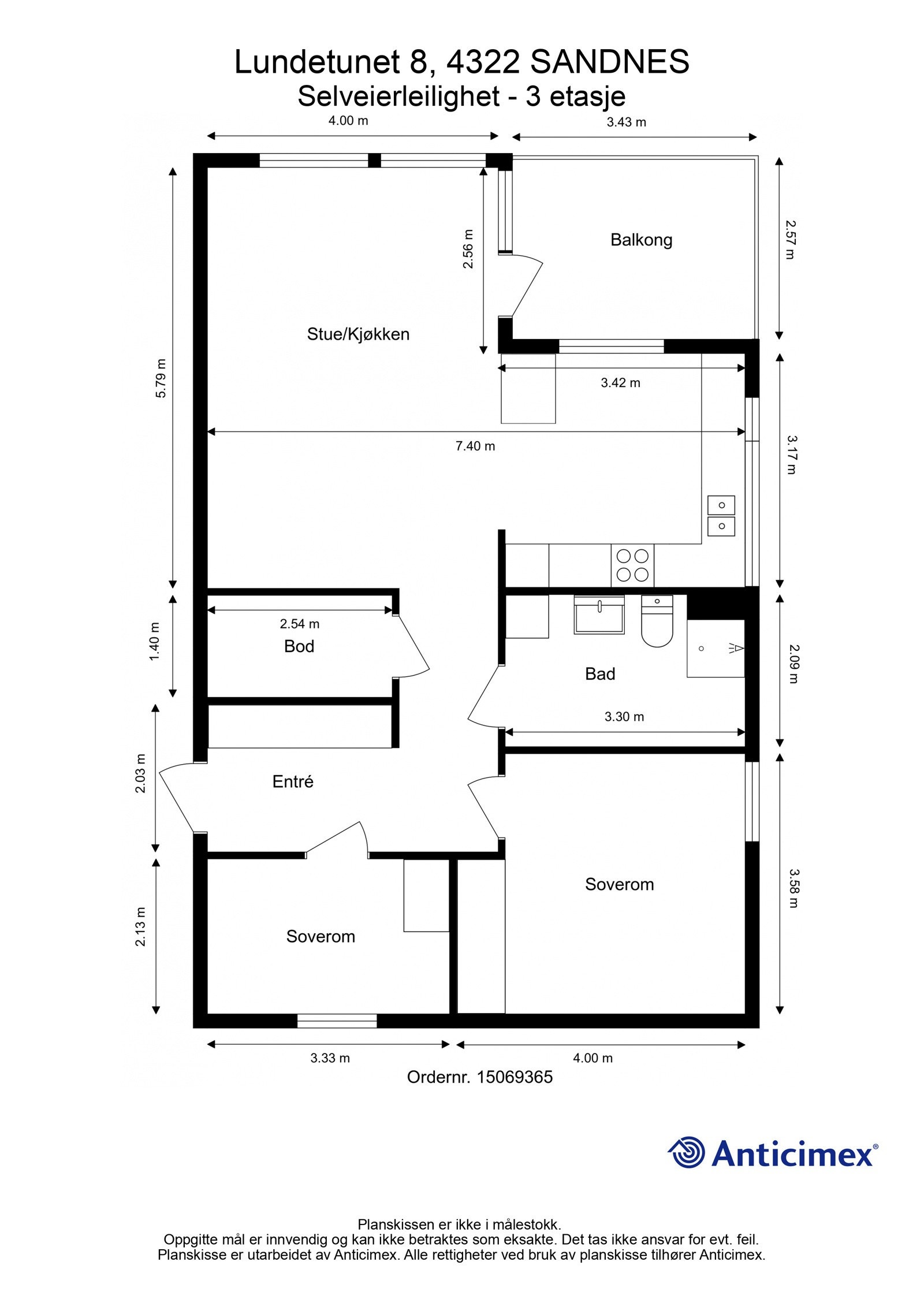 Plantegning Galleribilde
