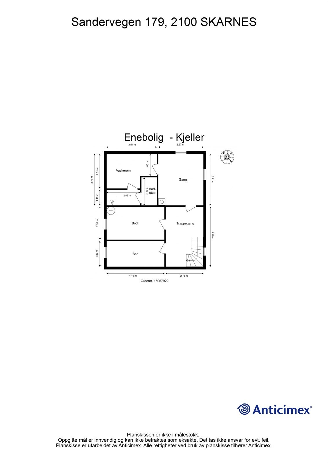 Plantegning - Kjeller Galleribilde