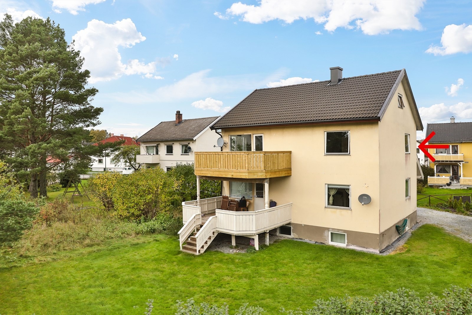 Leiligheten går over to plan i et populært område på Glenne Galleribilde