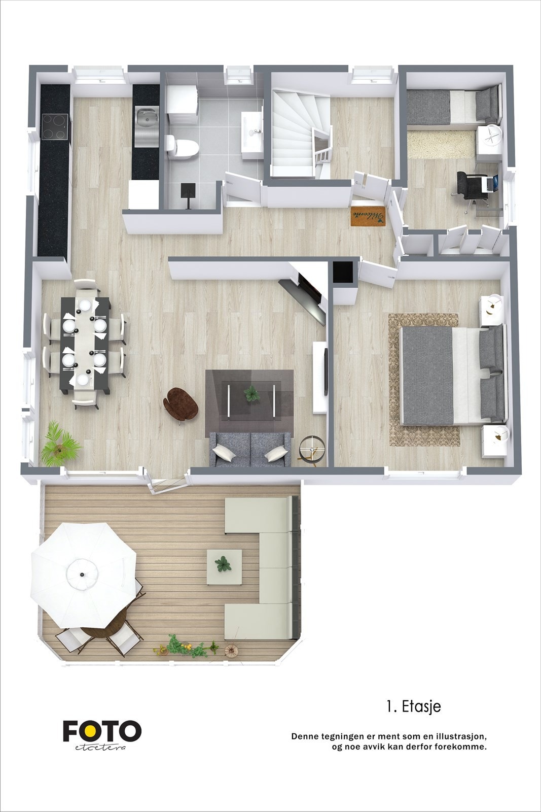 Plantegning andre etasje Galleribilde