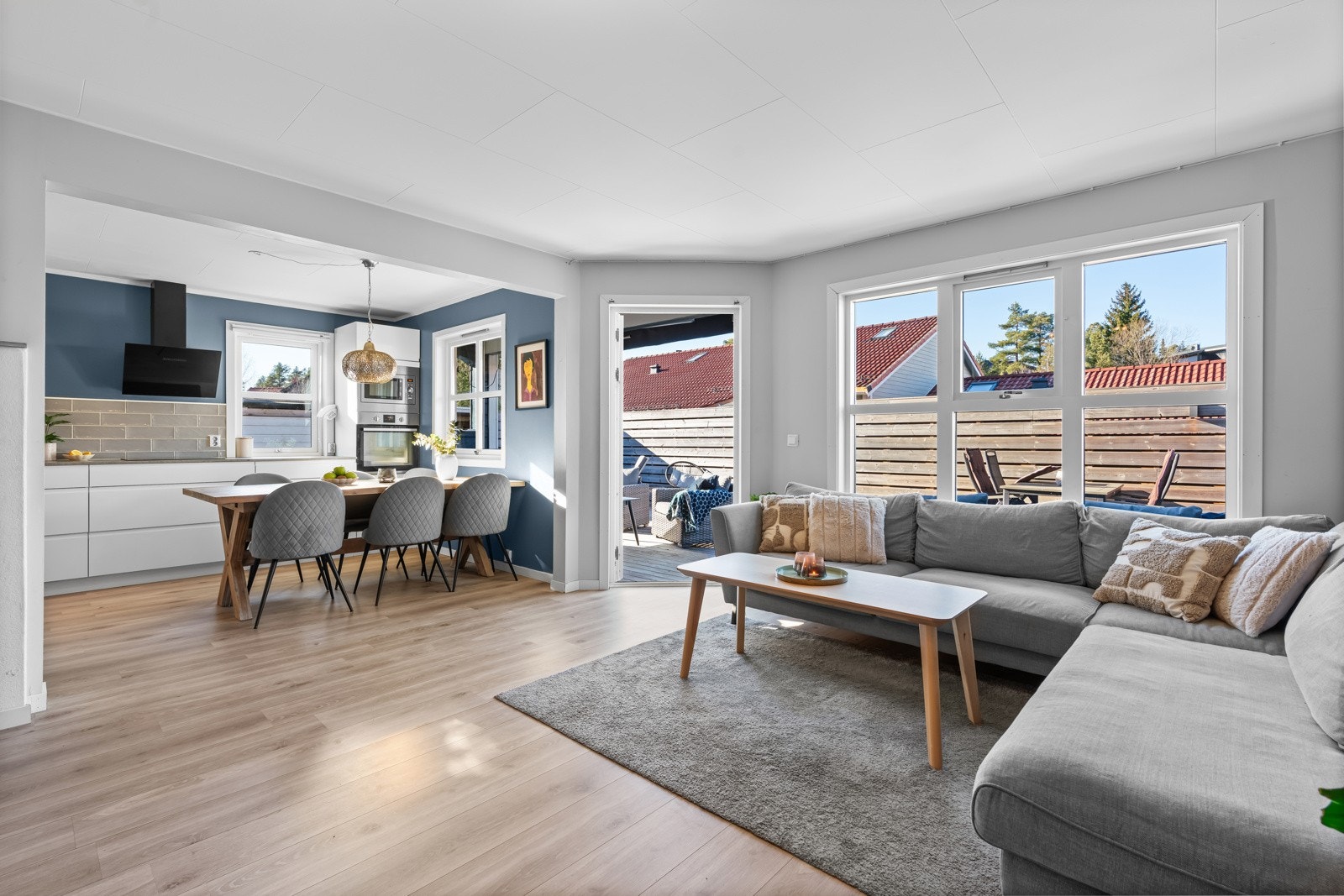 Boligen har en smart og arealeffektiv planløsning med god størrelse på alle rommene. Galleribilde