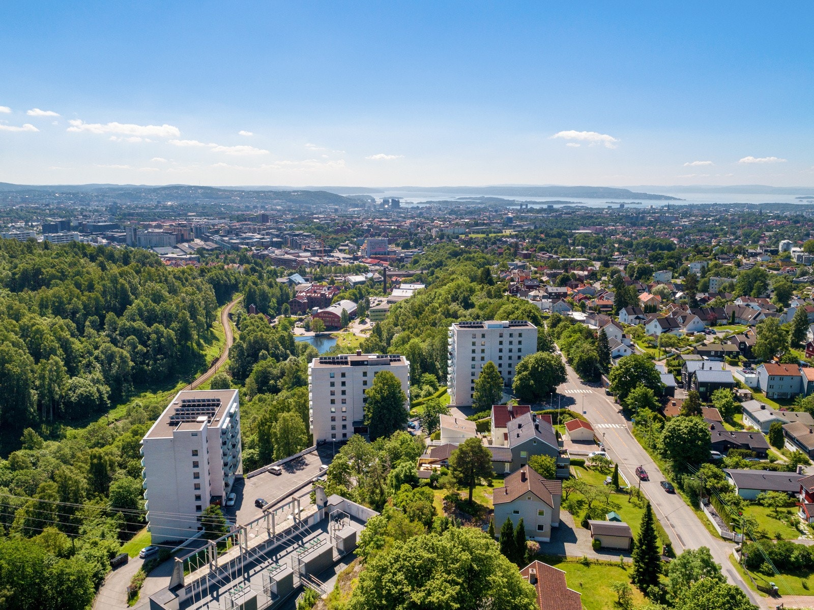 Dronebilde. Galleribilde