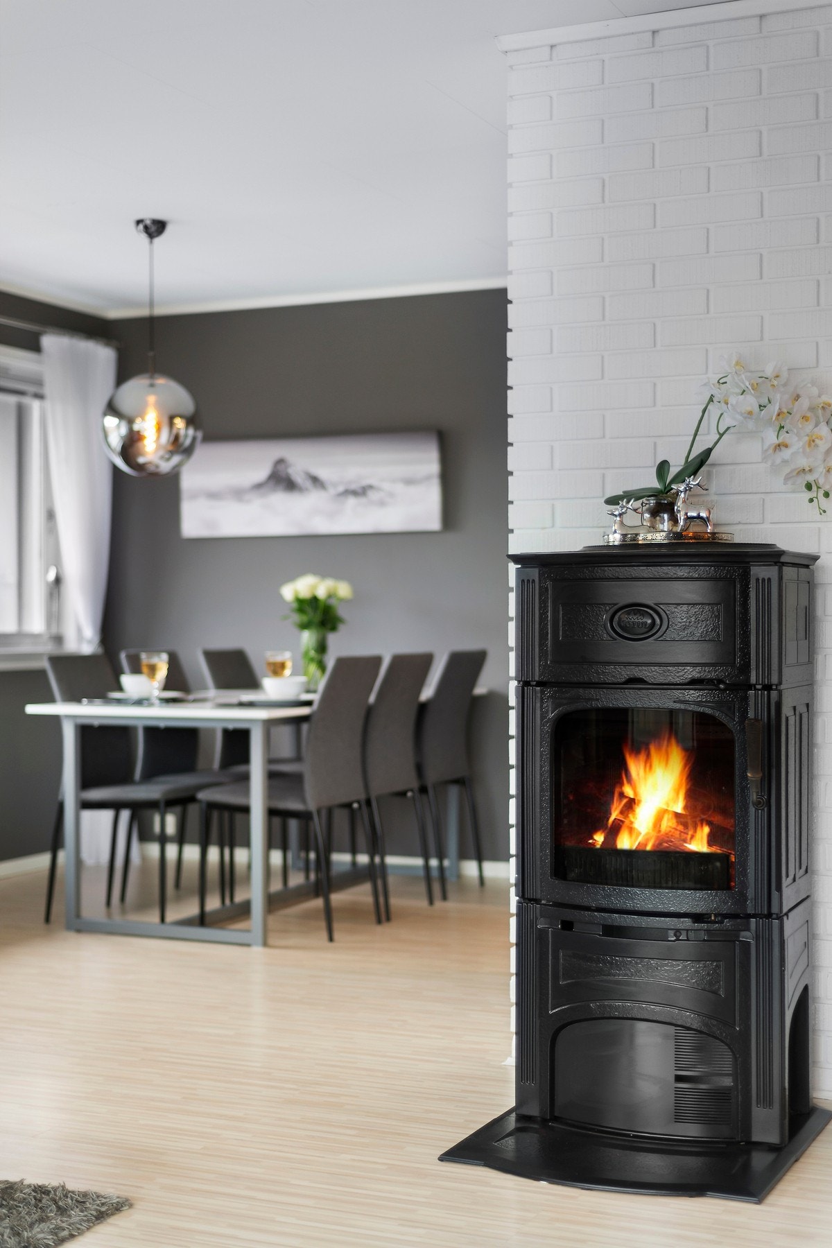 Vakker vedovn fra Jøtul Galleribilde