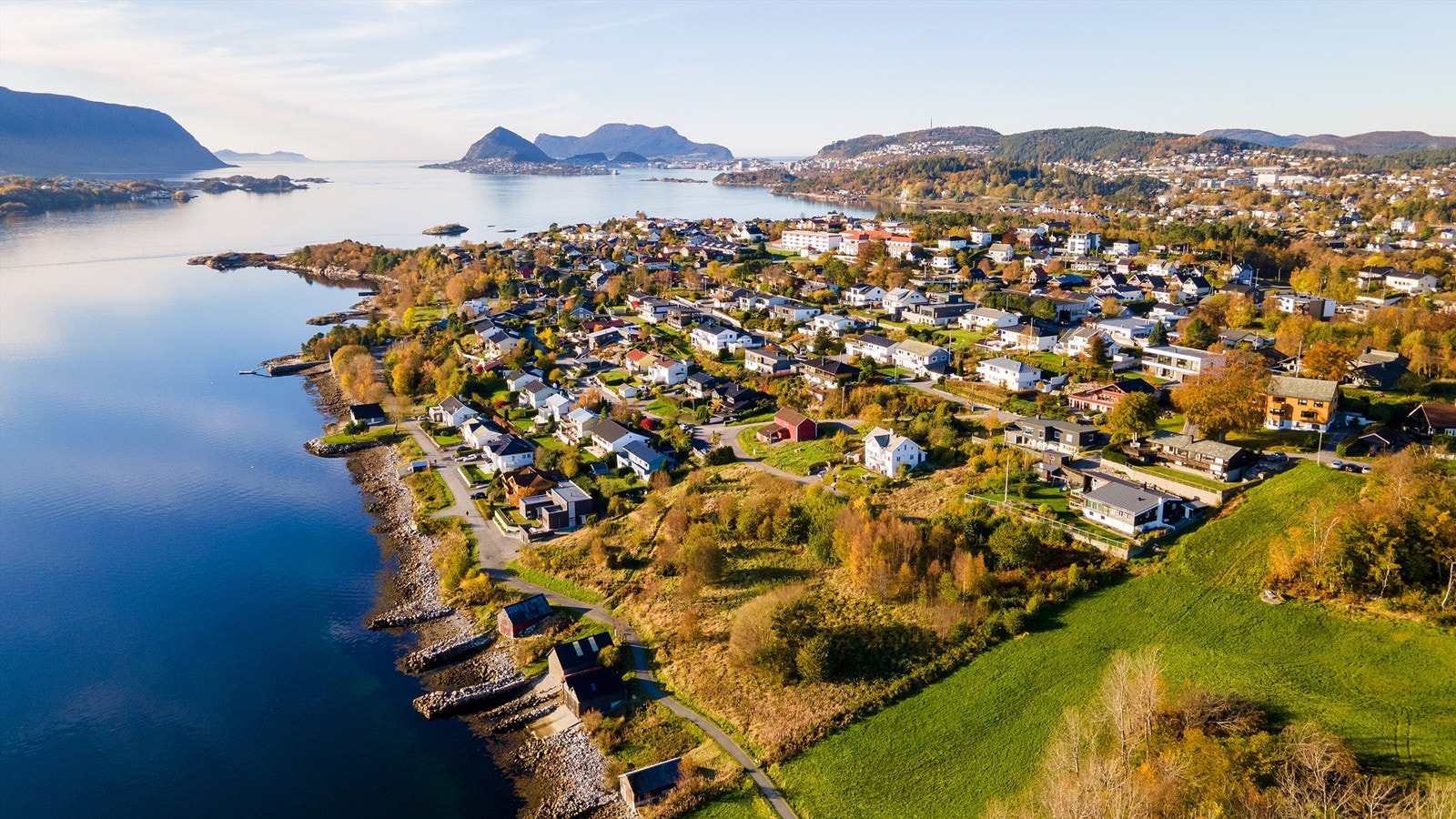 Dronebilde Galleribilde