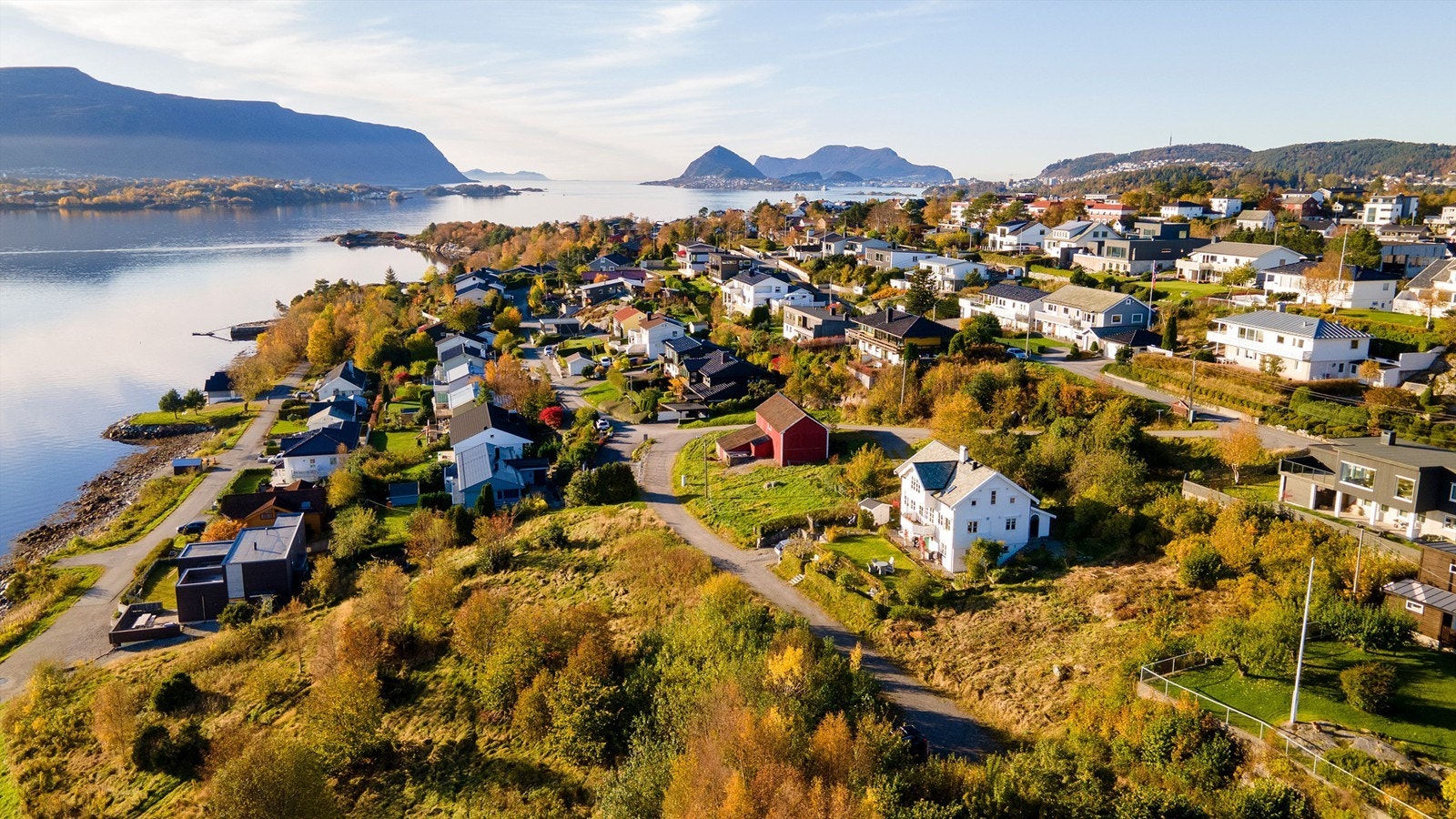 Dronebilde Galleribilde