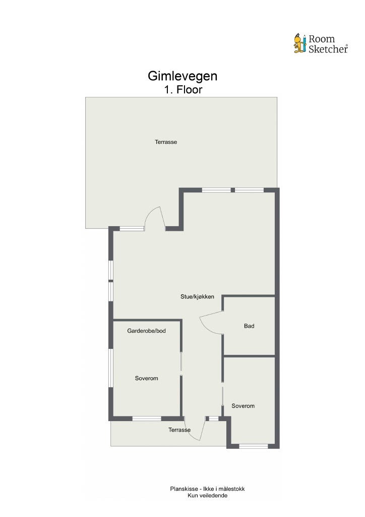 Plantegning. Galleribilde