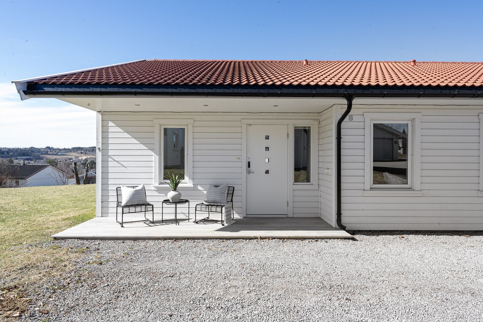 Overbygget inngangsparti. Galleribilde