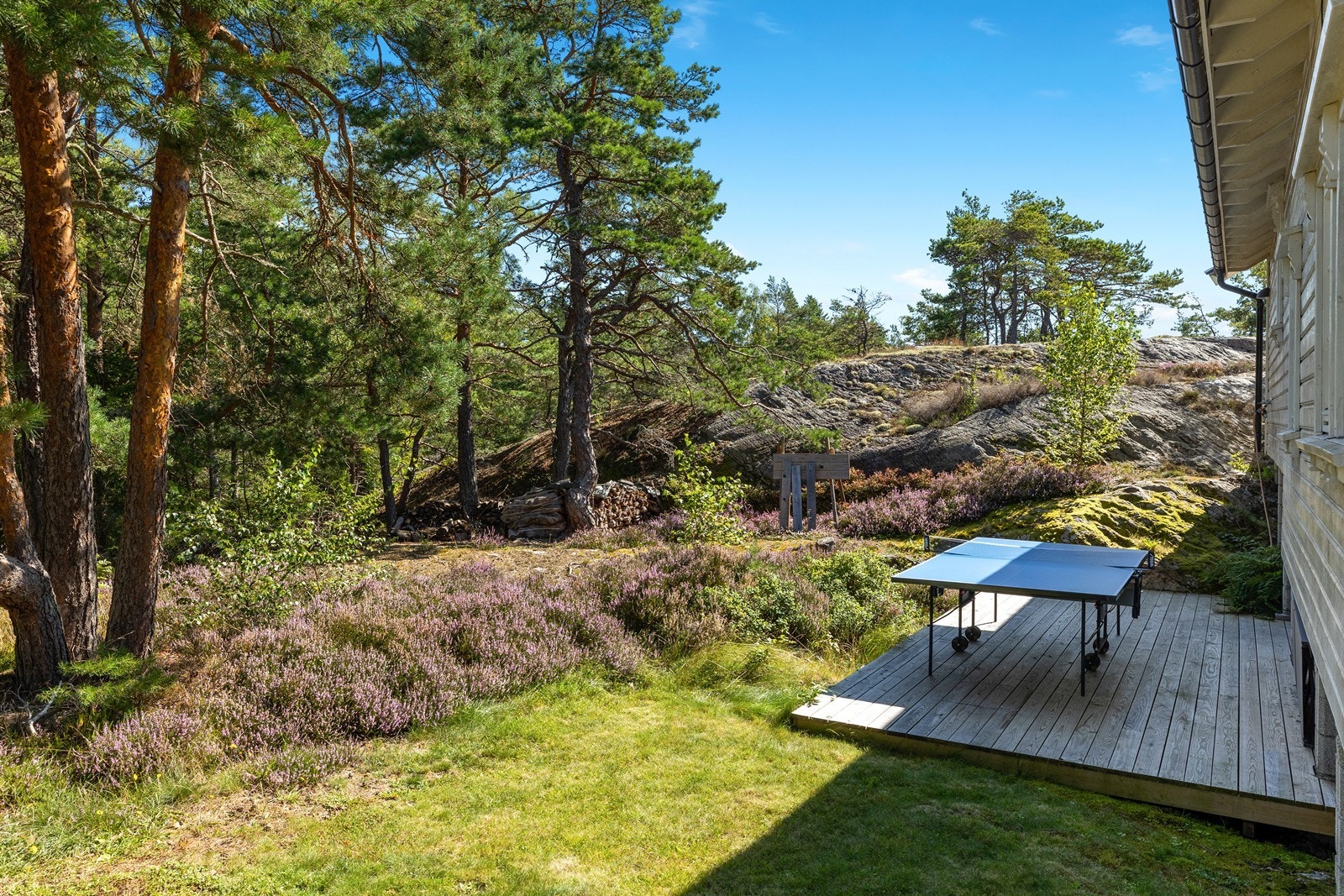 Ekstra nordøstvendt terrasse/platting på 20 kvm Galleribilde