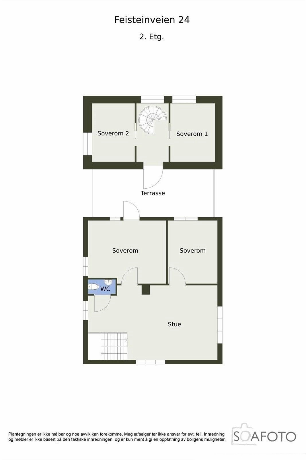 Plan 2. etasje Galleribilde