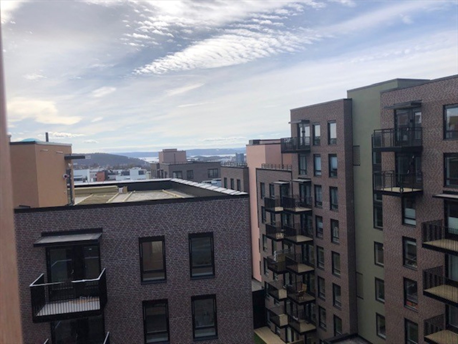 Utsikt fra terrasse mot Oslofjorden - Bildet tatt av selger Galleribilde