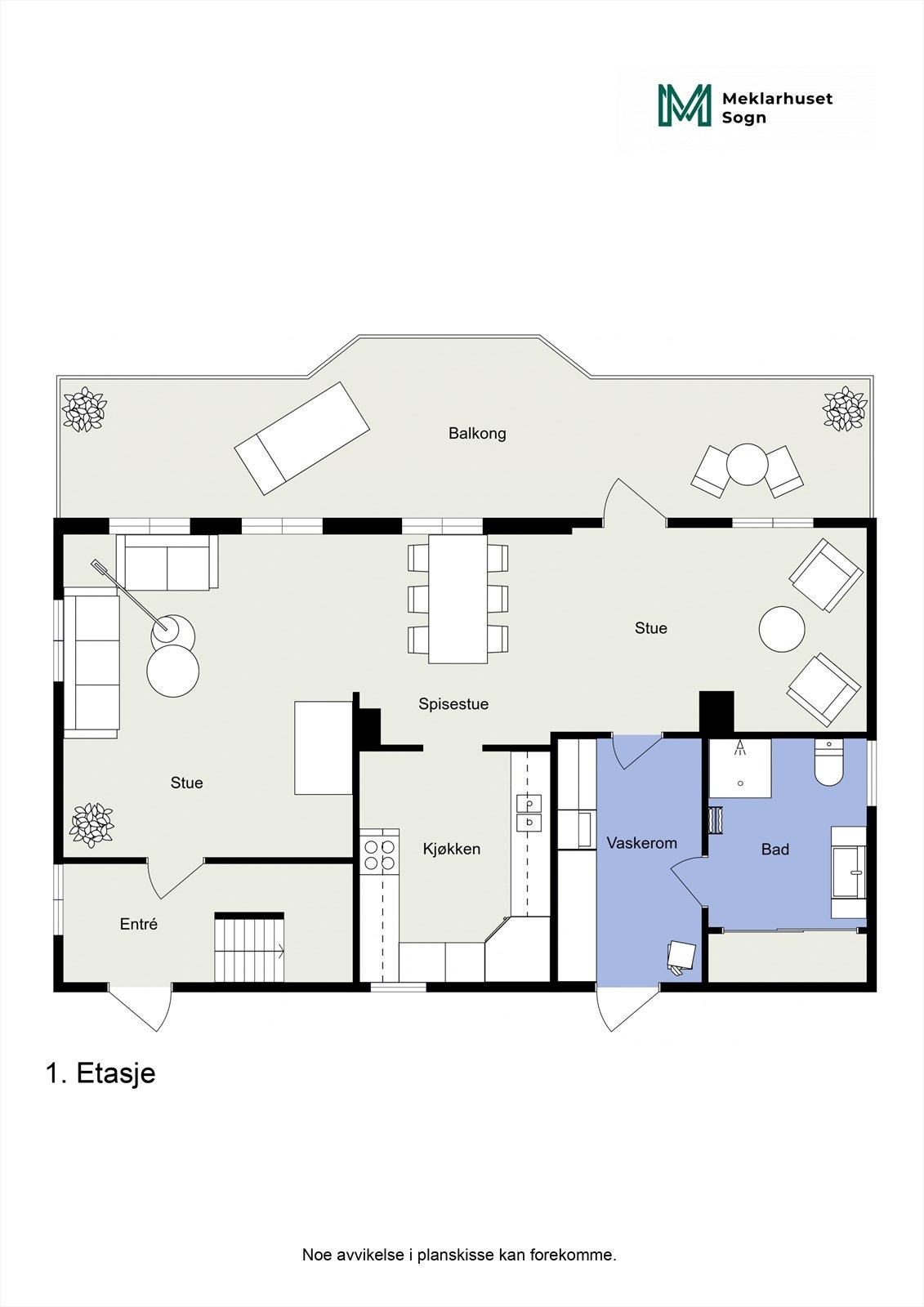 Planteikning 2D 1.etg Galleribilde
