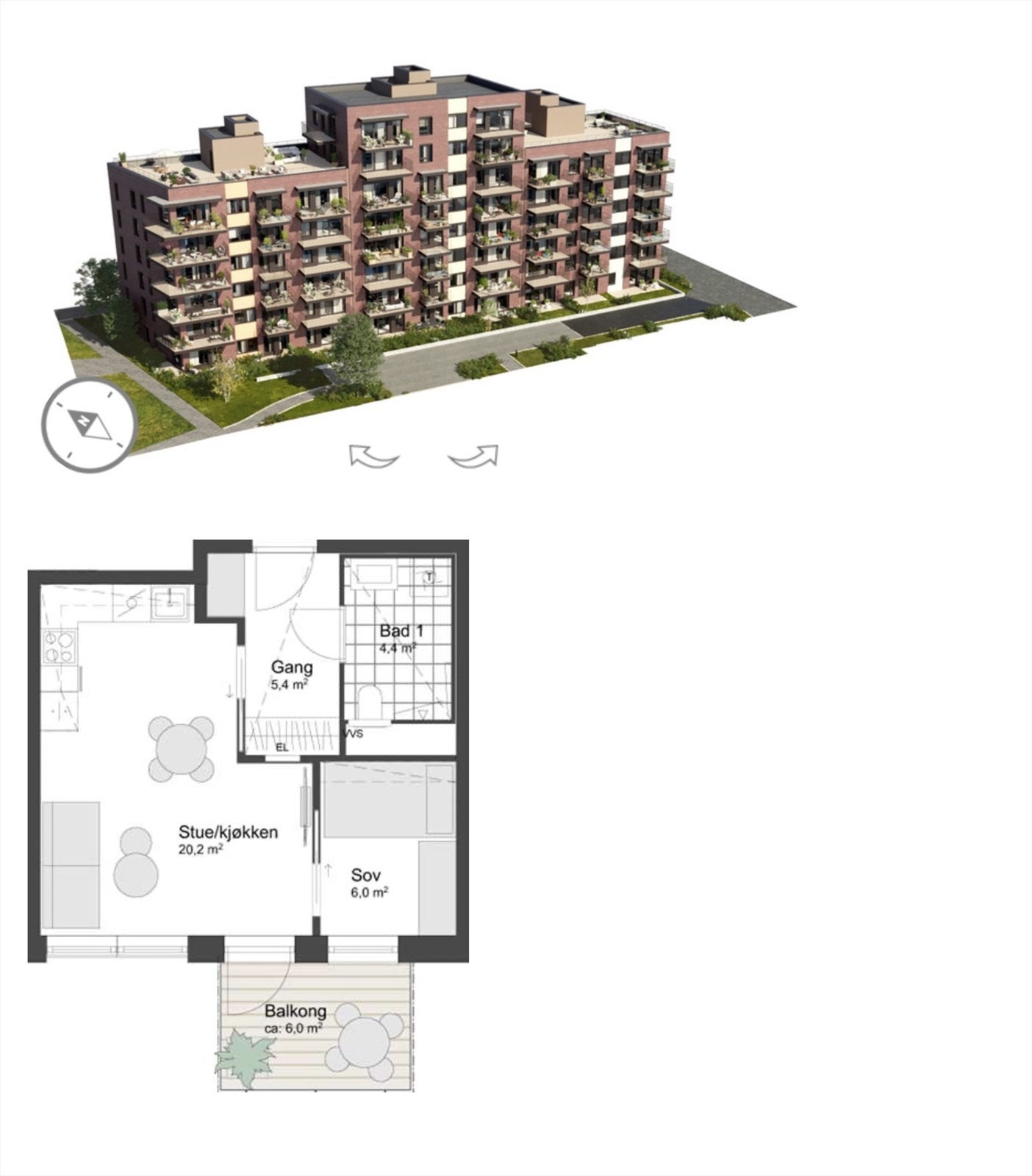 A1 - Plantegning - ikke målbar Galleribilde