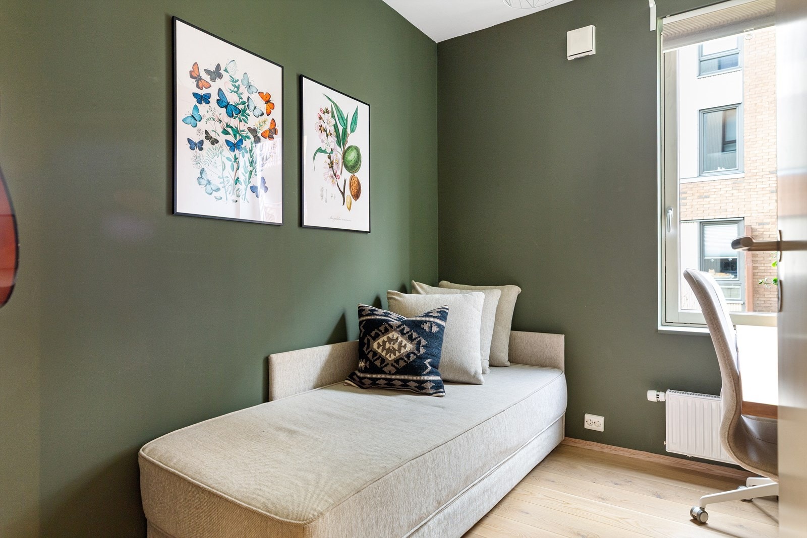 For et mer personlig preg, er soverommene malt i ulike farger. Galleribilde