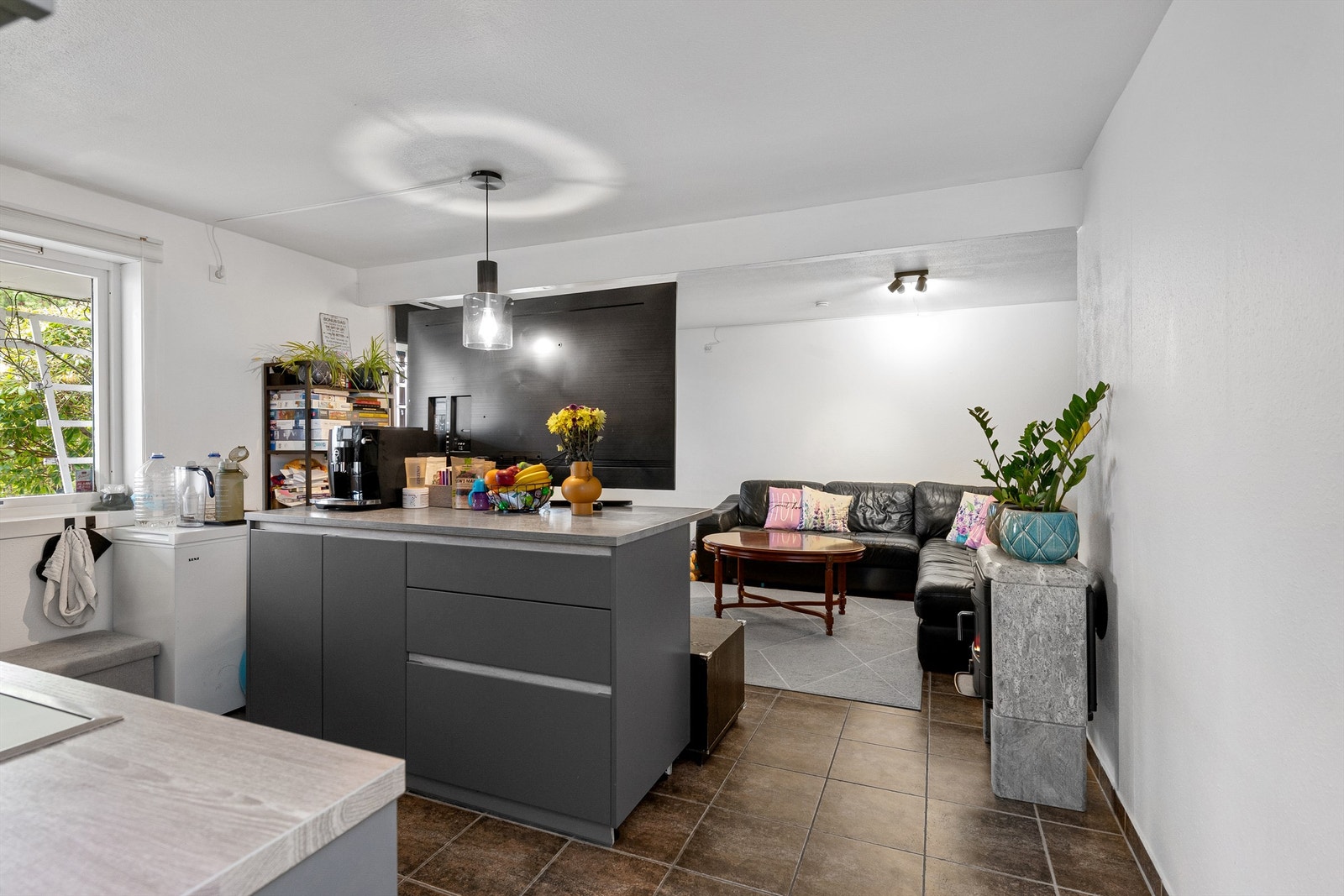 Åpen stue & kjøkkenløsning Galleribilde