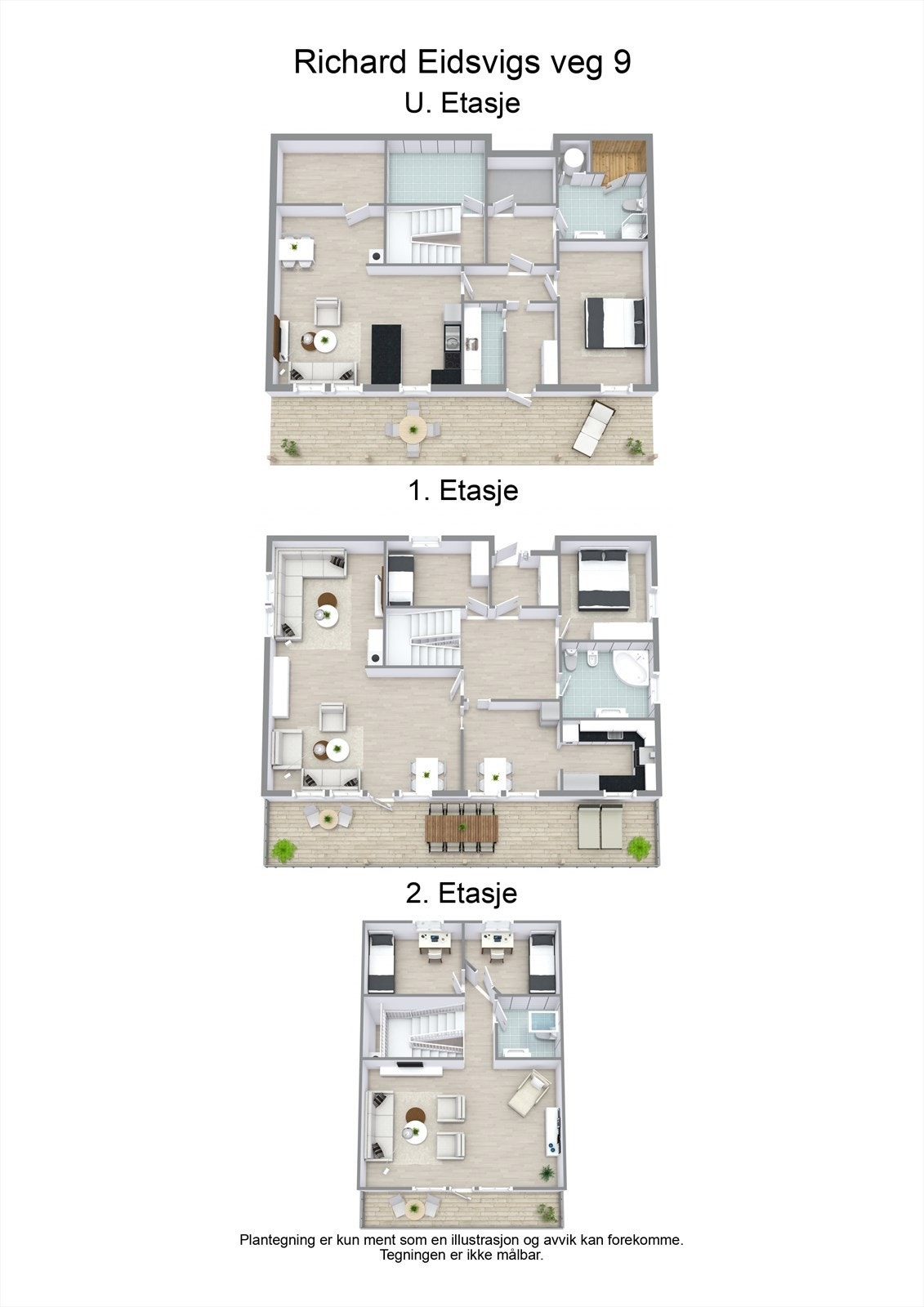 Richard Eidsvigs veg 9 - 3D - Kombinert Galleribilde