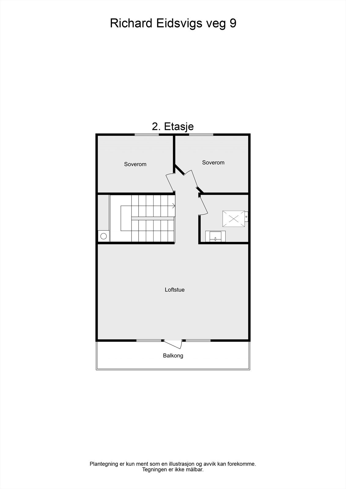 Richard Eidsvigs veg 9 - 2D - 2. Etasje Galleribilde