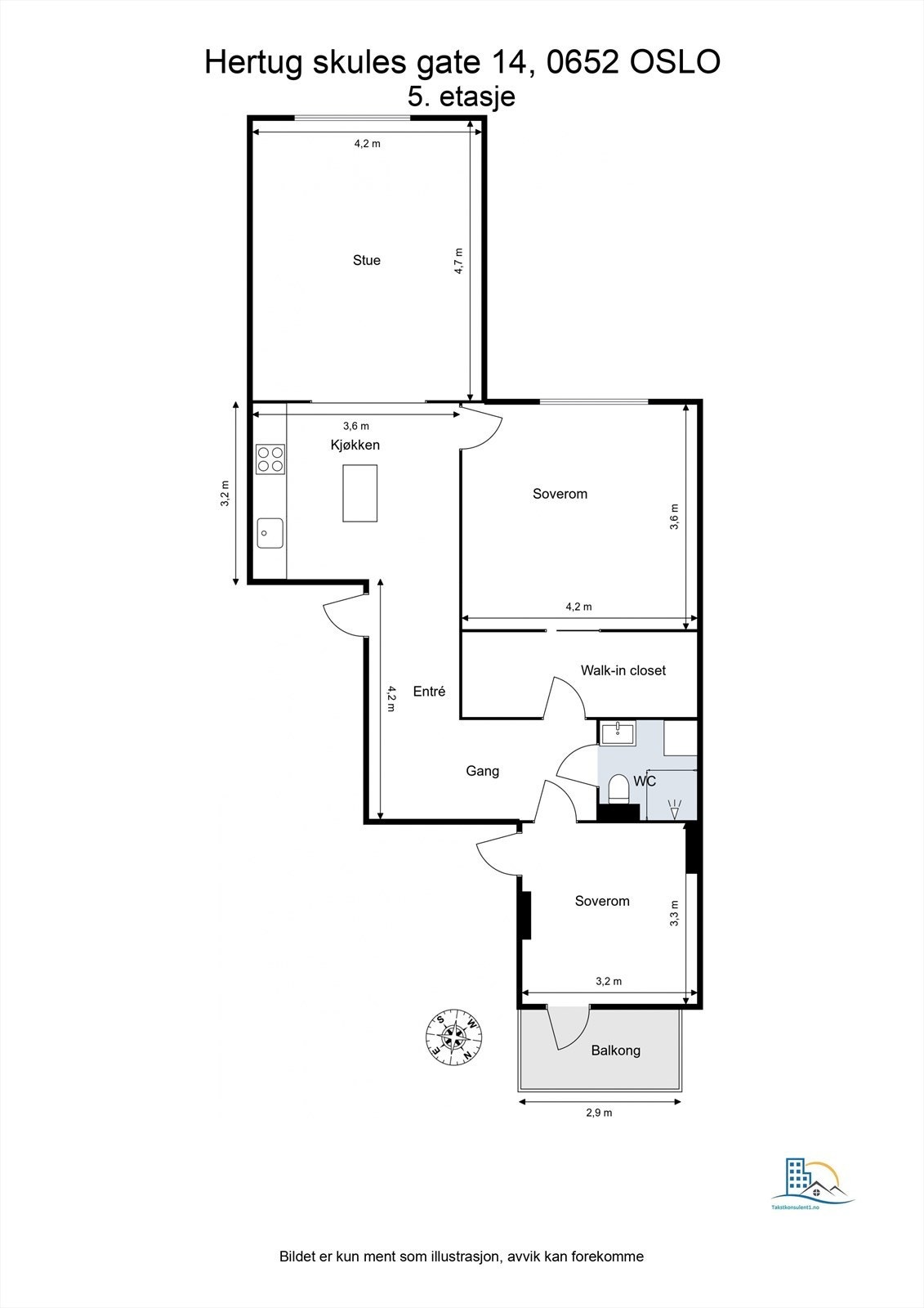 Plantegning Galleribilde