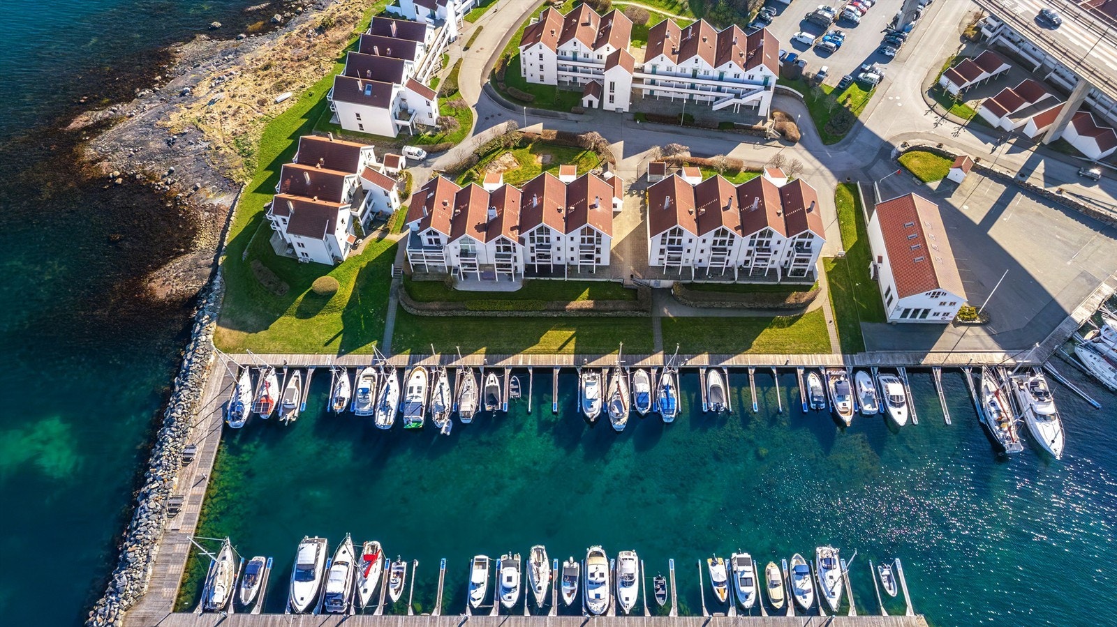 Båtplassen har en bredde på 3,6m. Galleribilde