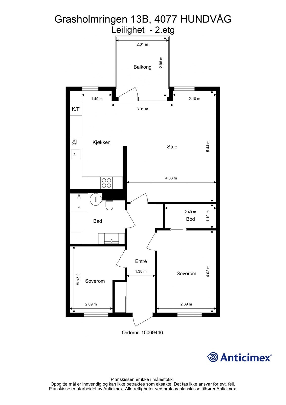 Plantegning-2.etg. Galleribilde