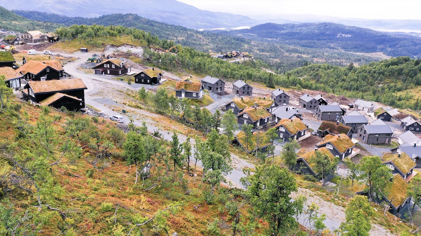 Her vil du ha sol fra morgen til kveld. Rolige omgivelser i blindveg. Galleribilde